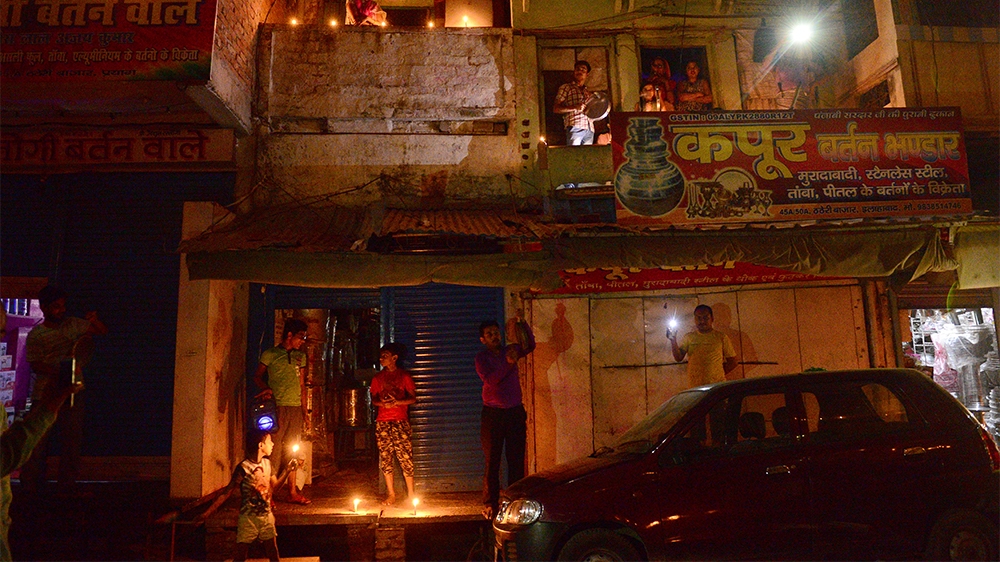 india lighting up