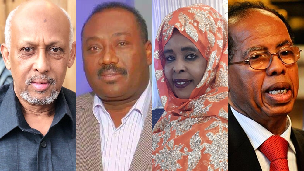 From left: Abdirahman Ali Arkow; Mohamed Abdulkadir Biriq; Khadija Mohamed Ali and Nur Hassan Hussein