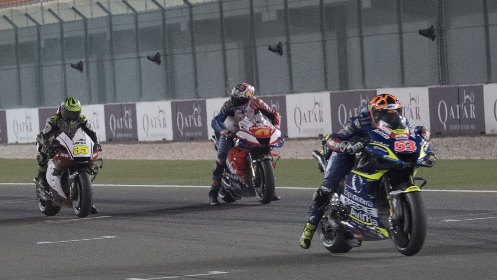 The season-opening Qatar MotoGP scheduled for March was cancelled