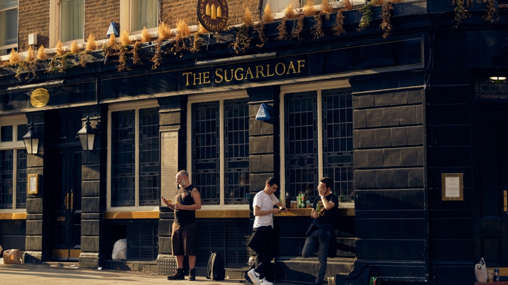 The Sugarloaf Pub on Cannon Street in the City of London