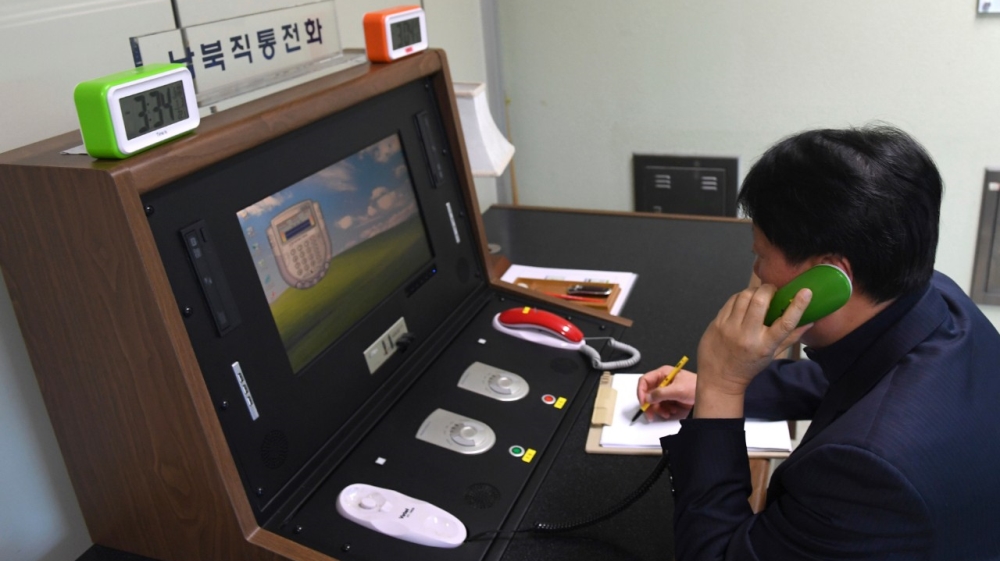 North Korea cut communication links in June last year blaming the South for not doind enough to stop activists from sending propaganda balloons across the border