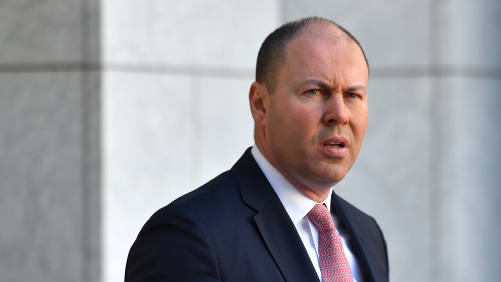 Australia''s Treasurer Josh Frydenberg