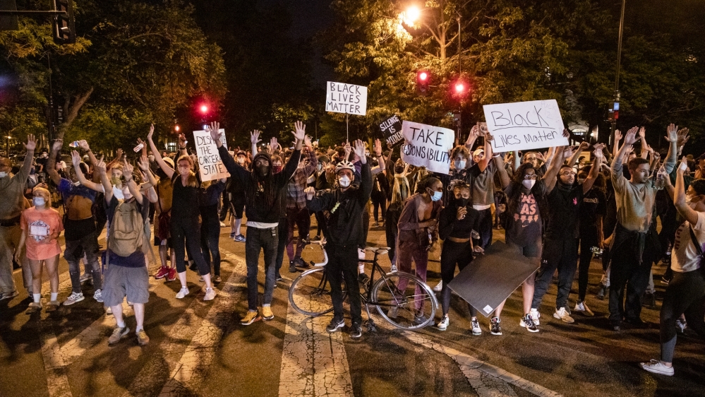 Washington DC George Floyd protest