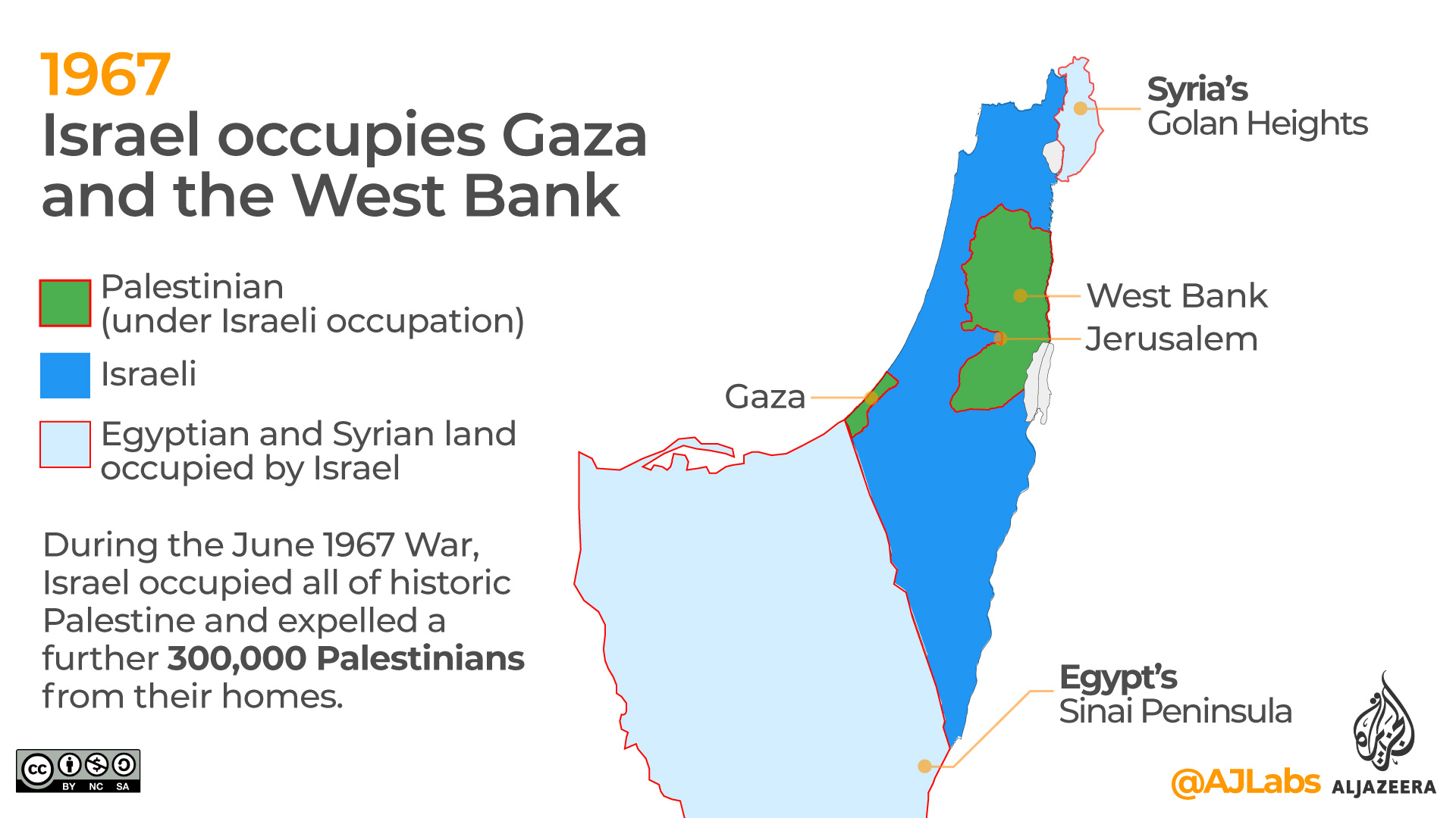 1967 Naksa map