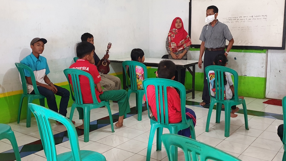 The rooms are bare and have little furniture but the children welcome a respite from the streets [Jessica Washington/Al Jazeera] [Al Jazeera]
