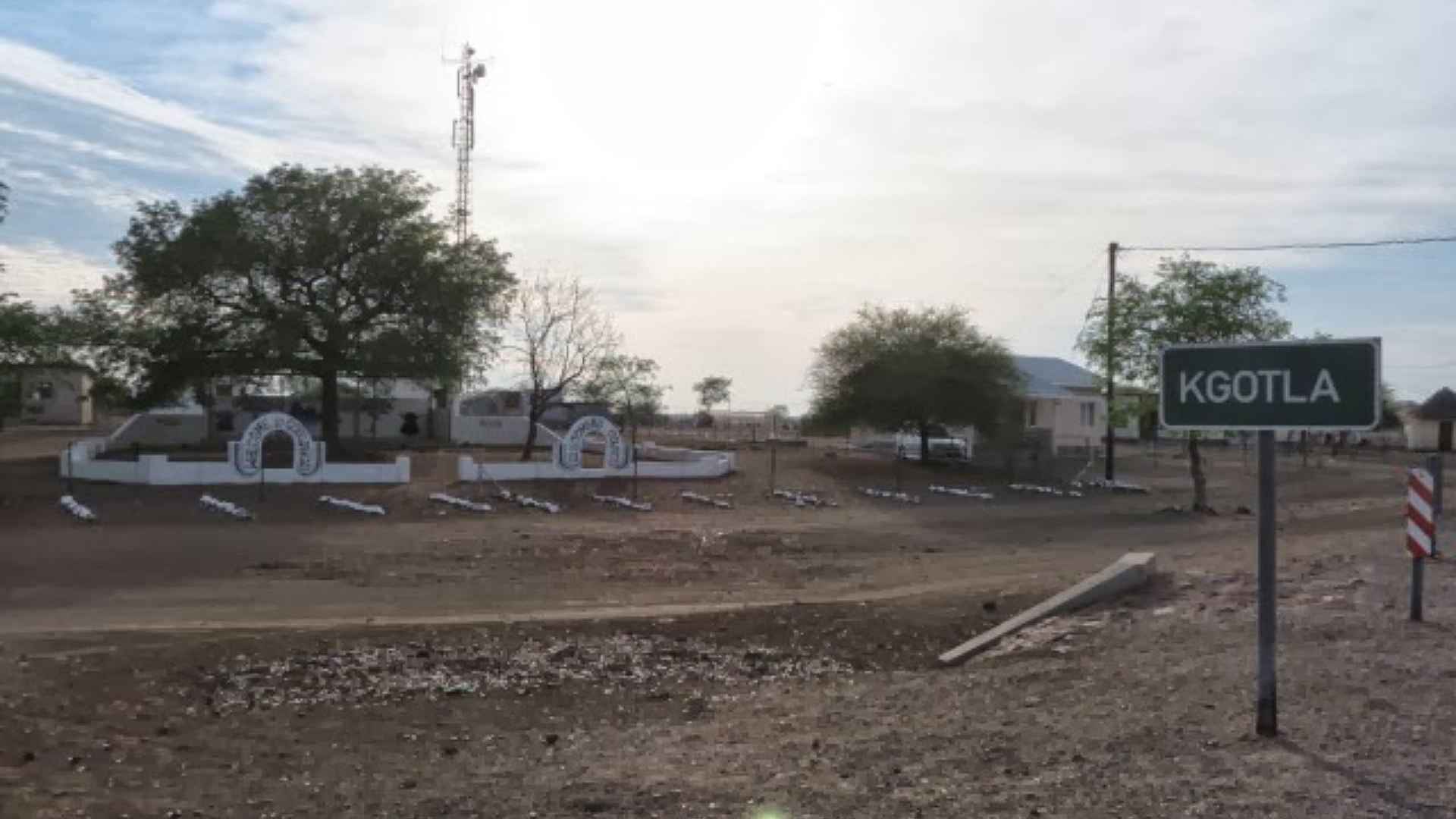 The site of the customary court in the village of Gobojango