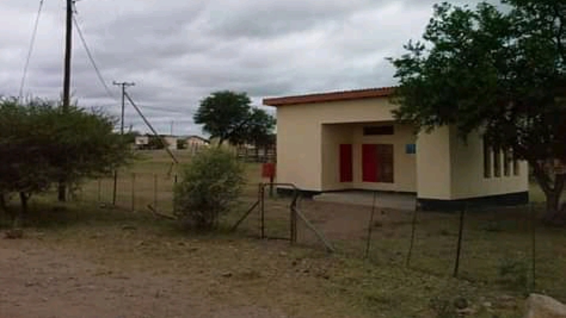 The post office in Gobojango is one of the village’s few official buildings