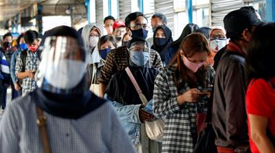 Indonesia commuters