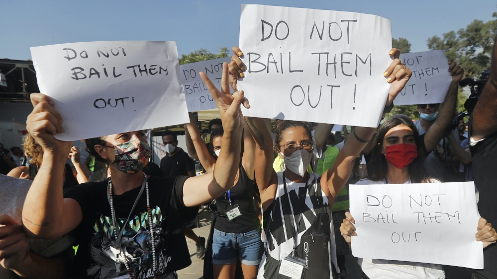 Lebanon protests AP photo