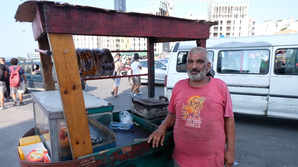 Hasan Homsi, 55, food cart owner