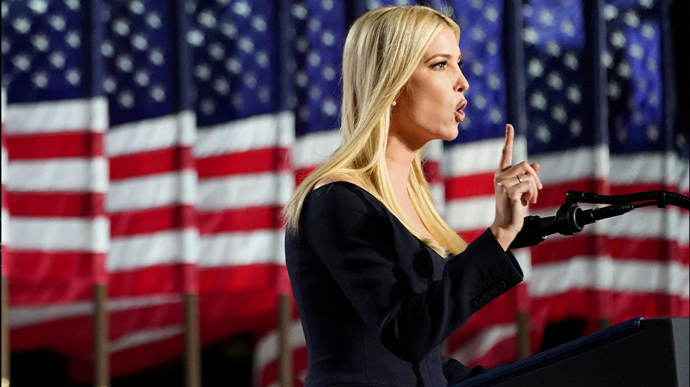 White House Senior Adviser Ivanka Trump introduces her father President Donald Trump to deliver his acceptance speech as the 2020 Republican presidential nominee on the final night of the Republican National Convention