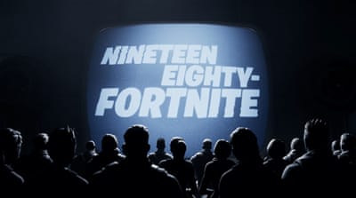Epic Games Fortnite Apple 1984 spoof