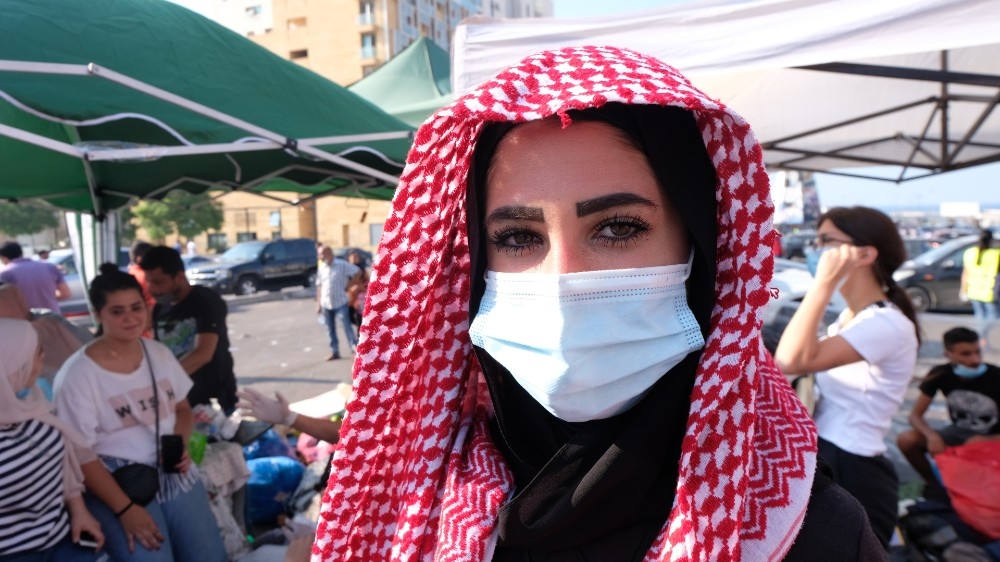 Mira Berri, 23, sells accessories