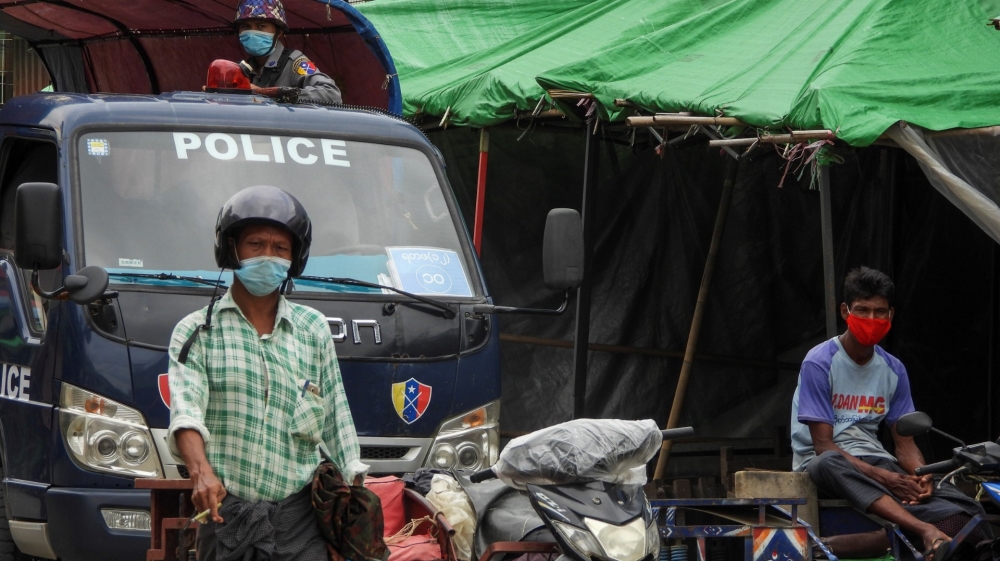 The Rohingya in Rakhine state have expressed alarm of a coronavirus outbreak reaching their overcrowded camps [AFP]