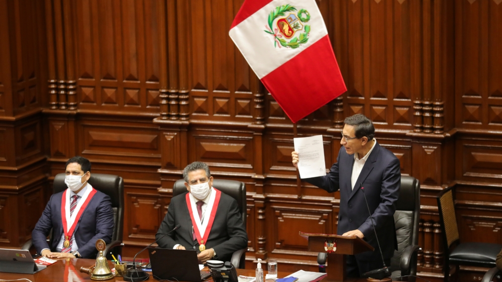 Martin Vizcarra accused Speaker Manuel Marino of ‘conspiracy’ by trying to secure military assurances for a bid to succeed him