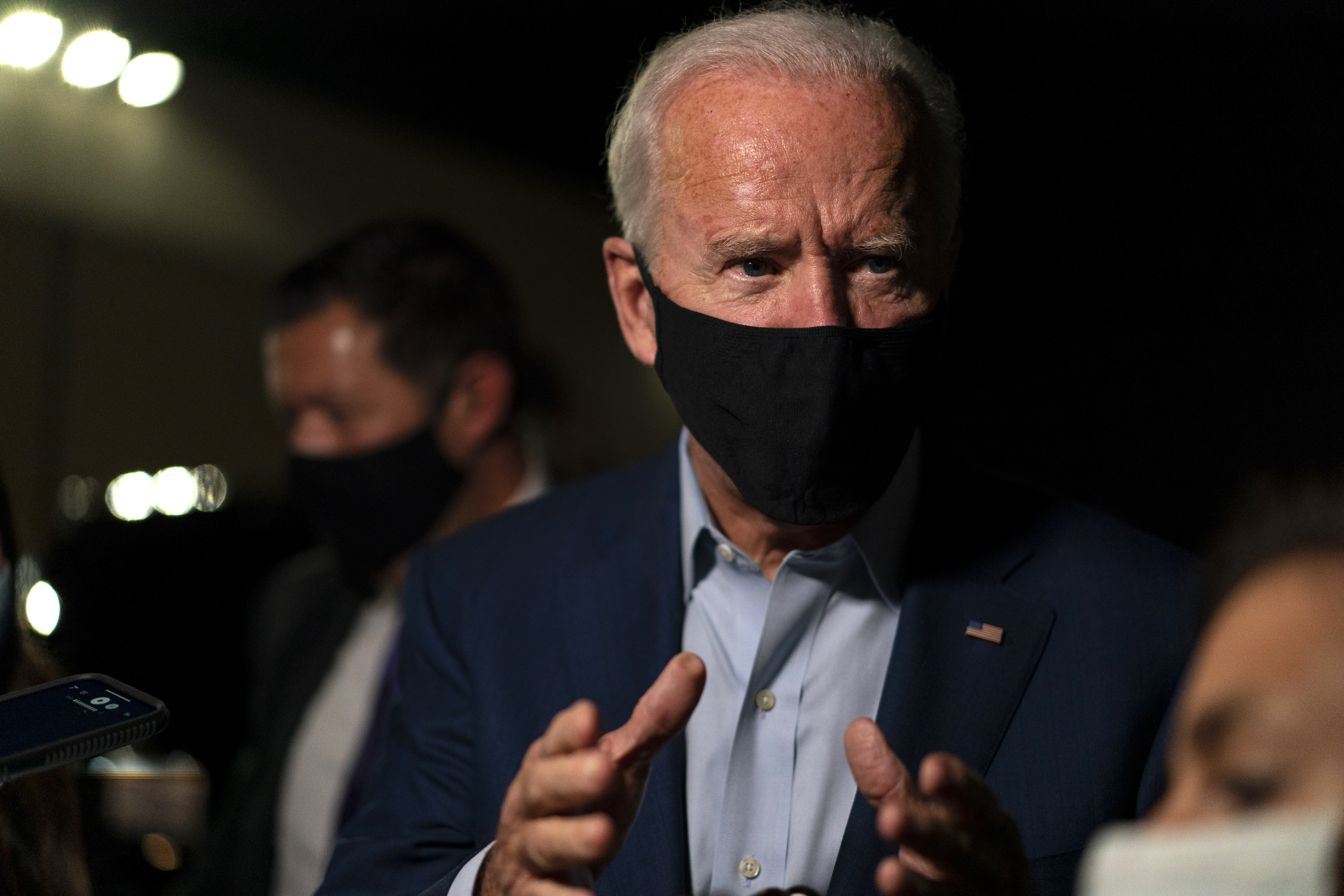 Democratic presidential candidate former Vice President Joe Biden is challenging President Donald Trump, a Republican, in the November 3 election. Both sides have organised legal teams to contest local and state balloting. [Carolyn Kaster/AP Photo)