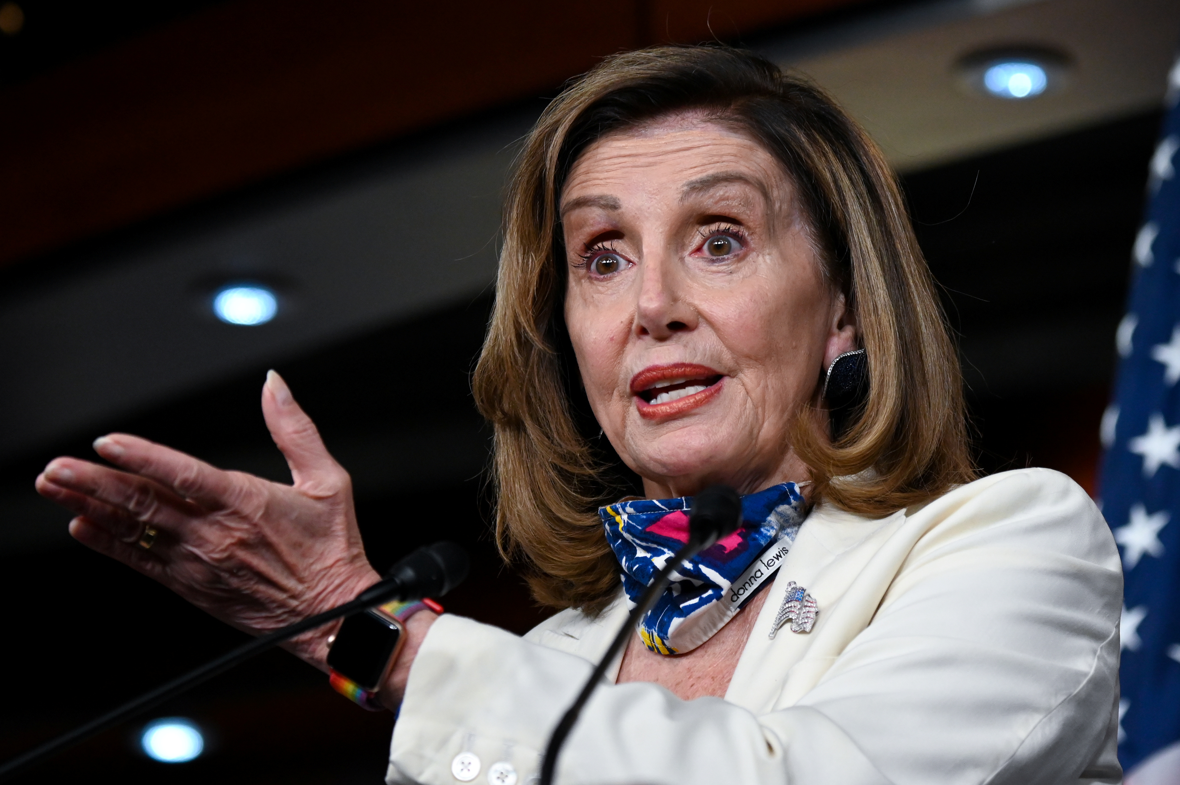 Nancy Pelosi has said she is confident Democrats will increase majority in the House