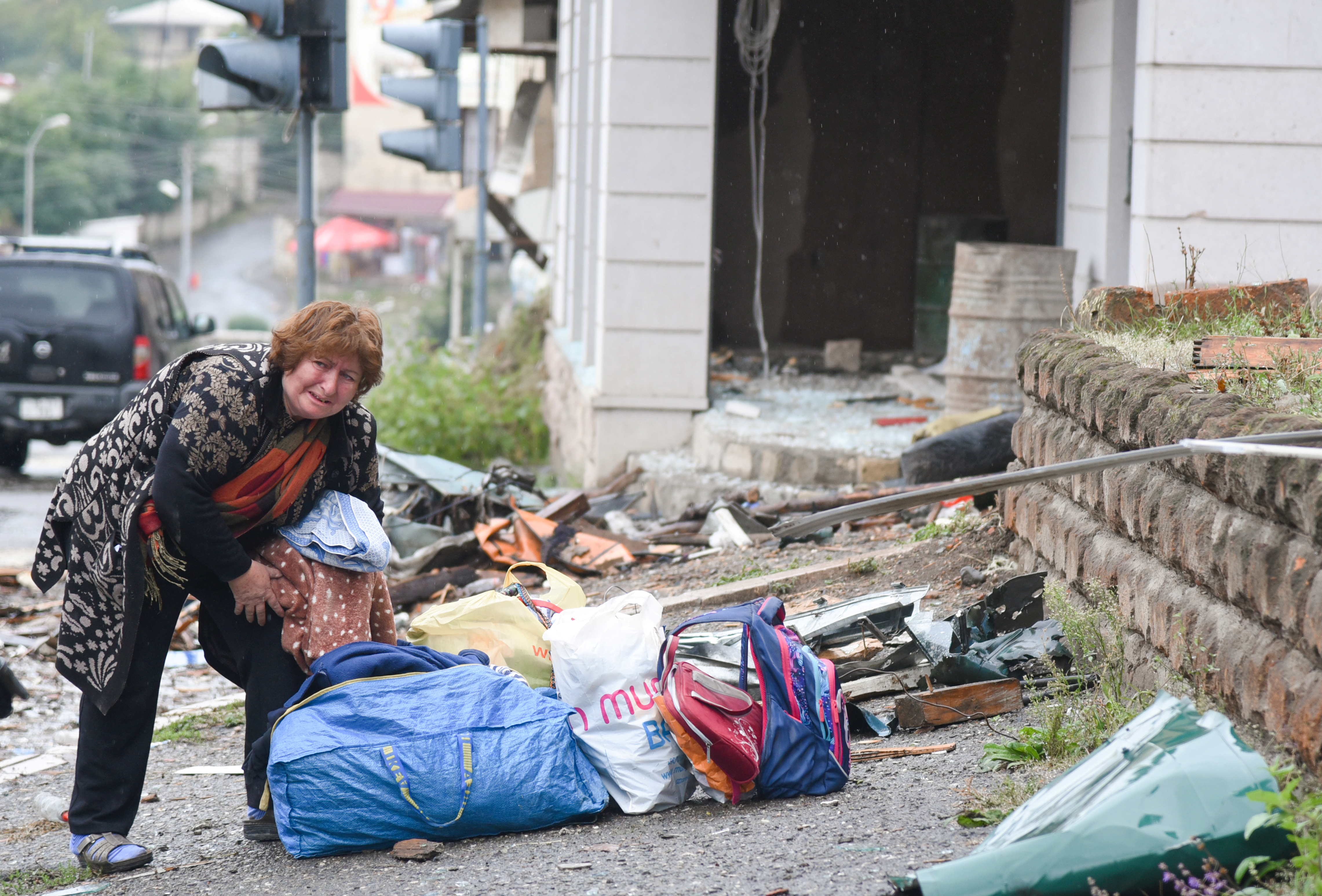 At least 31 Armenians have died in less than a month of fighting, along with dozens of Azerbaijanis and hundreds of soldiers [David Ghahramanyan/NKR InfoCenter/PAN Photo/Handout via Reuters]