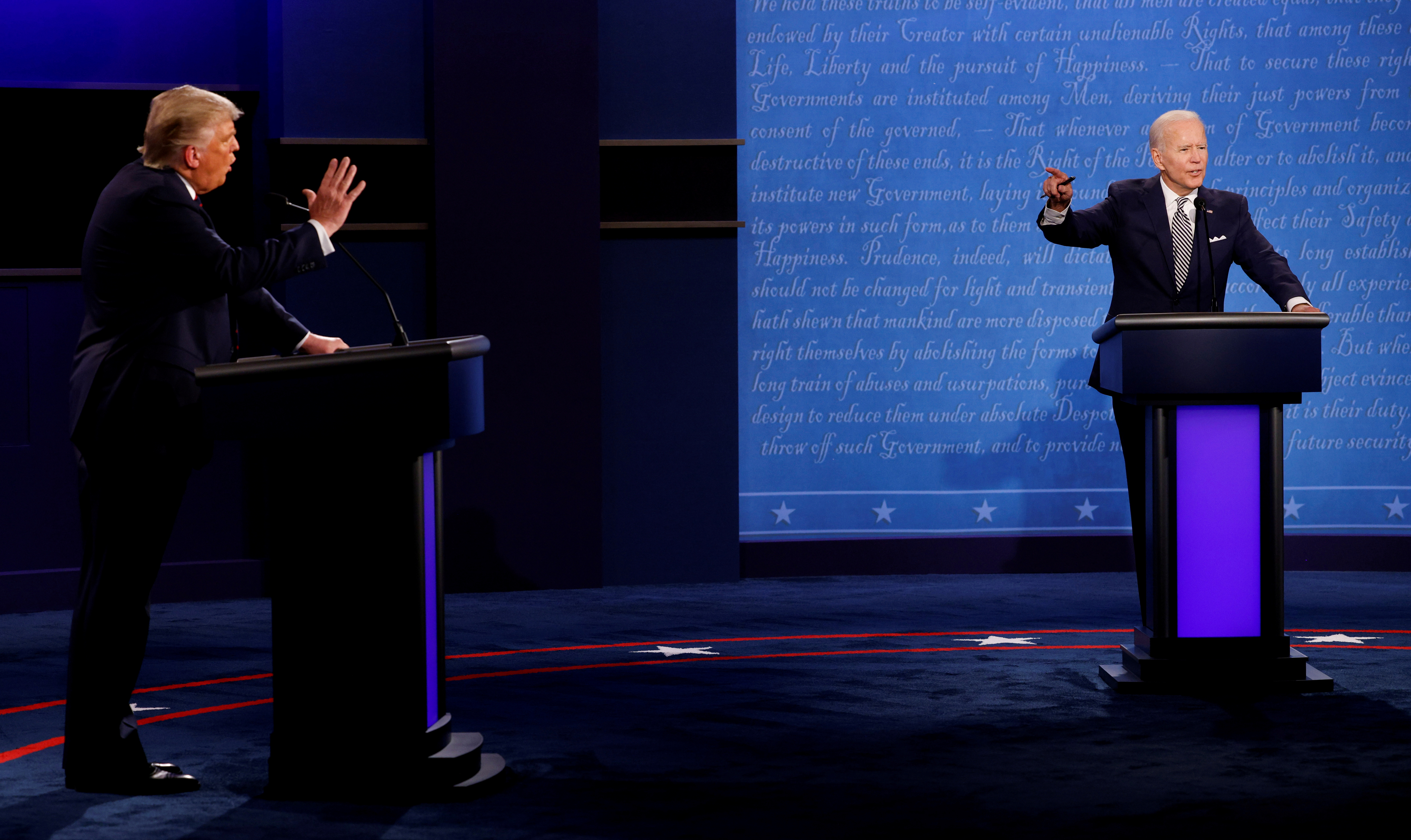 Will Trump’s interruptions be minimised with a new microphone rule put in place for the final debate?