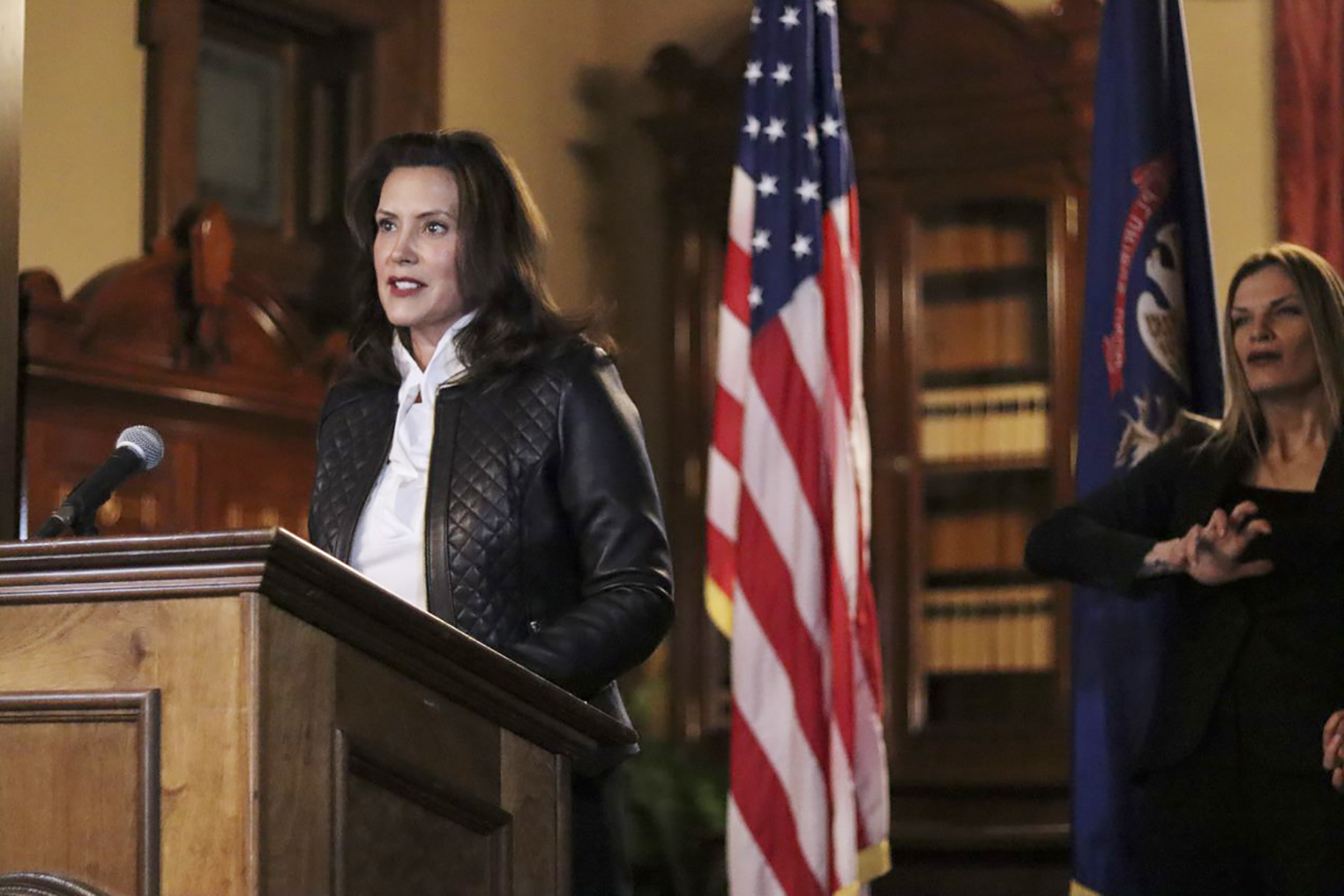 Michigan Governor Gretchen Whitmer was the target of a kidnapping plot [Michigan Office of the Governor via AP]