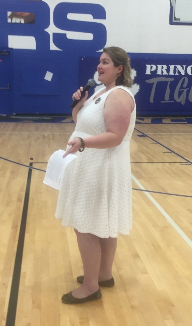 Nicole McCormick, a music teacher in Fayette County, West Virginia, said some of the students at her school face challenges getting online at home [Courtesy: Nicole McCormick]
