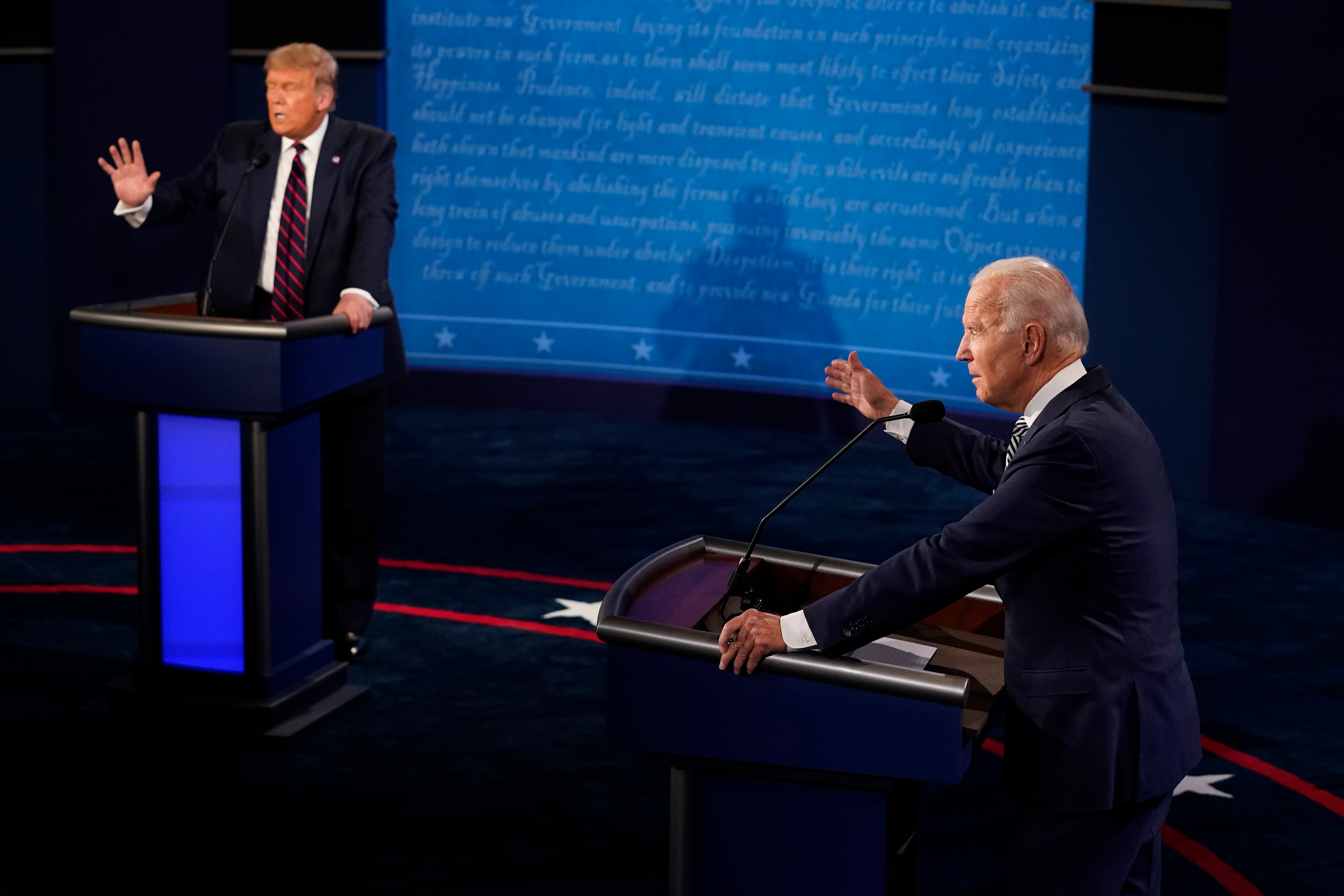 Trump and Biden have participated in only one debate this election season, after a second debate scheduled for last week was cancelled when Trump refused a digital format