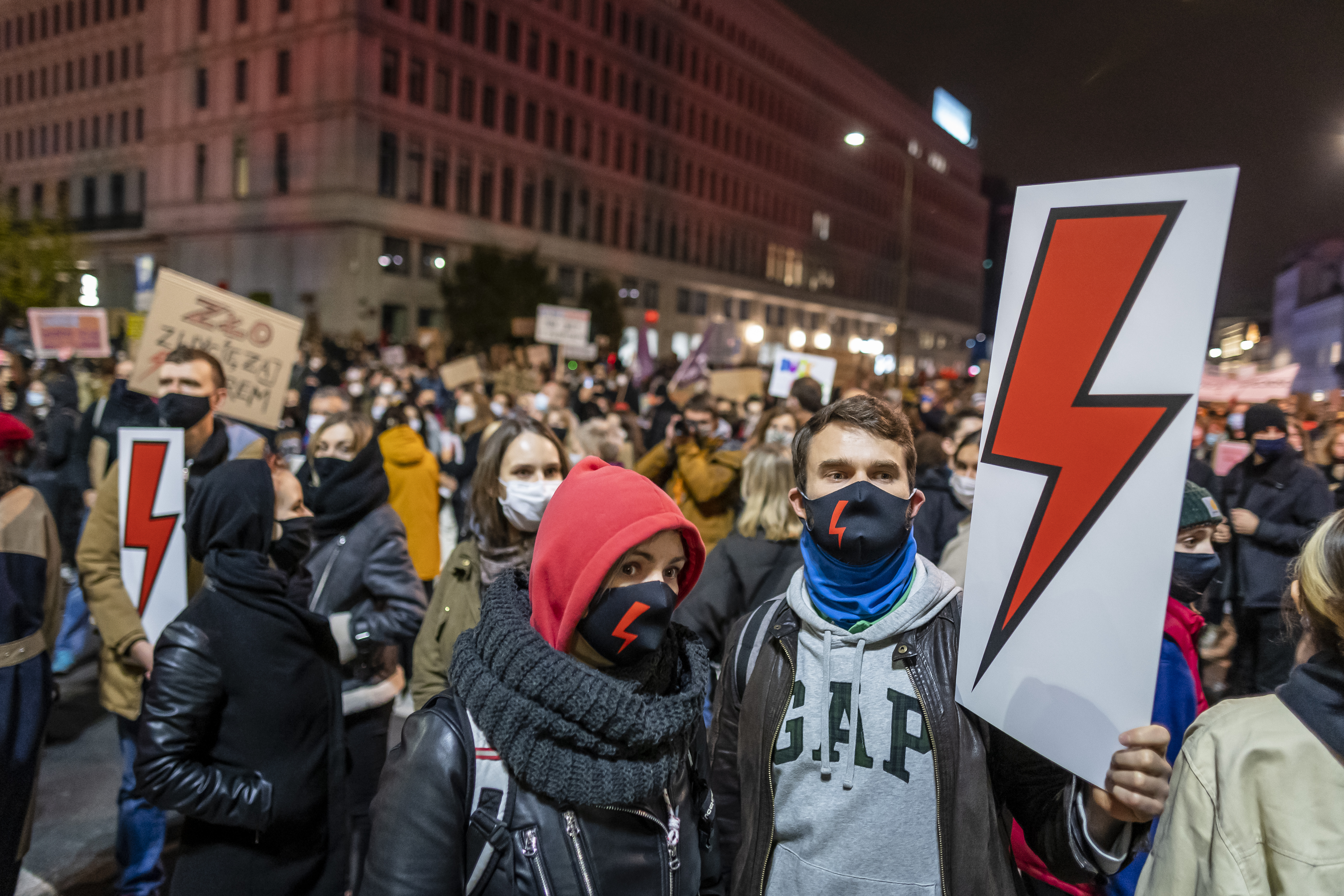 The majority of protesters are young females between 15-40 years old, but groups from across the social strata have joined in