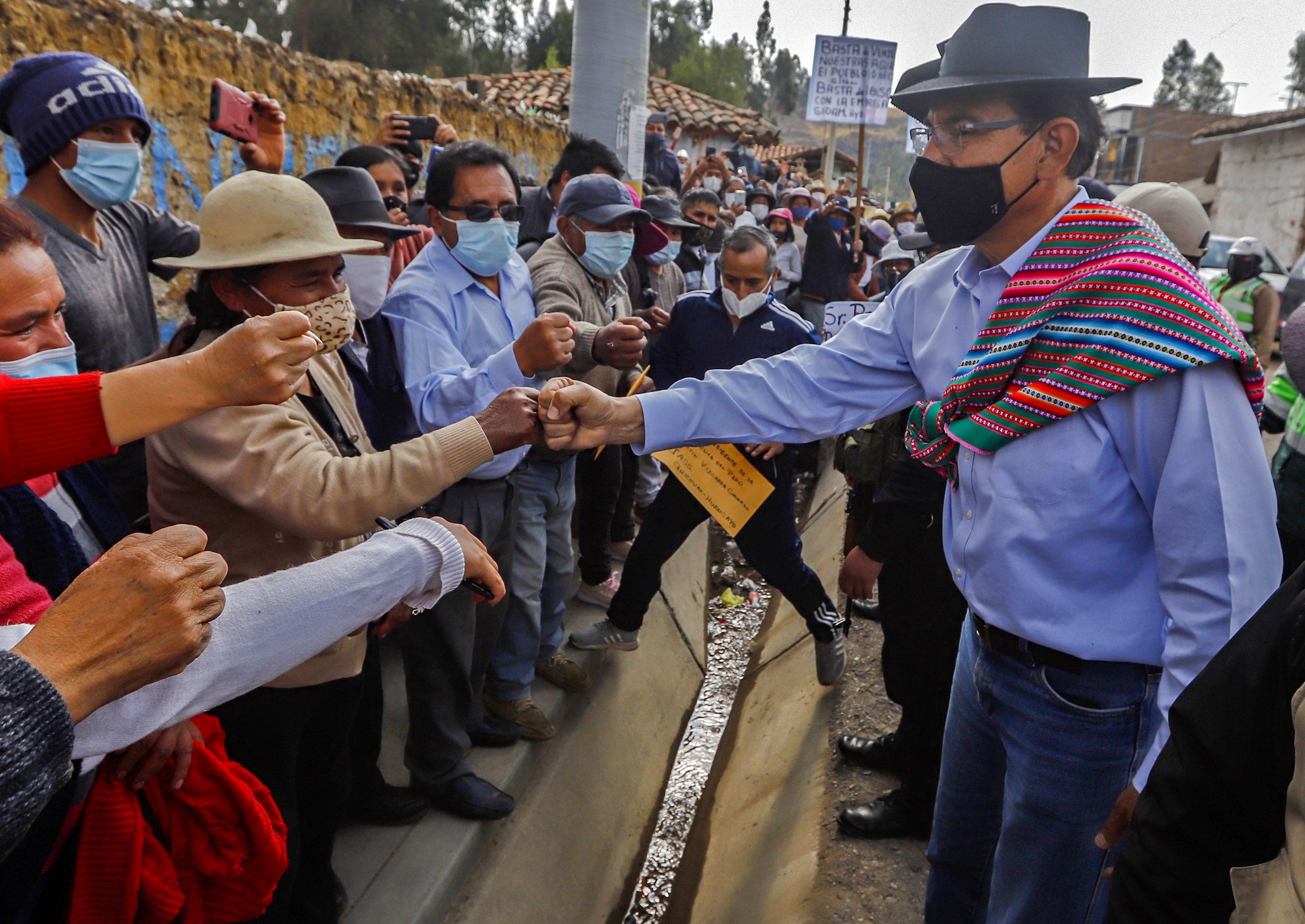 President Martin Vizcarra retained popular support prompting anger at his removal by Congress