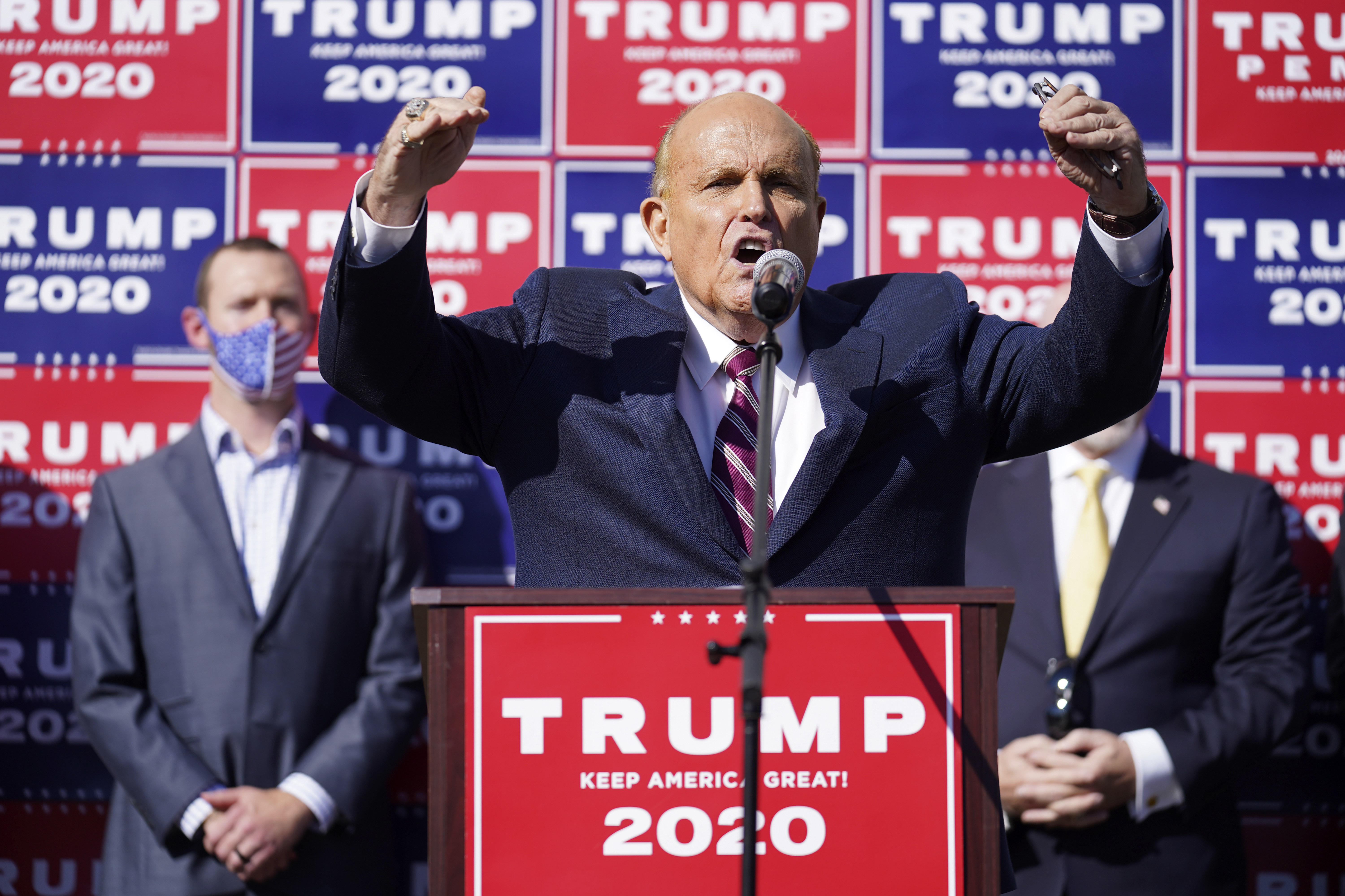 Trump and his allies, including personal lawyer and frmer New York mayor Rudy Giuliani have continually alleged widespread fraud in cities like Philadelphia without proof