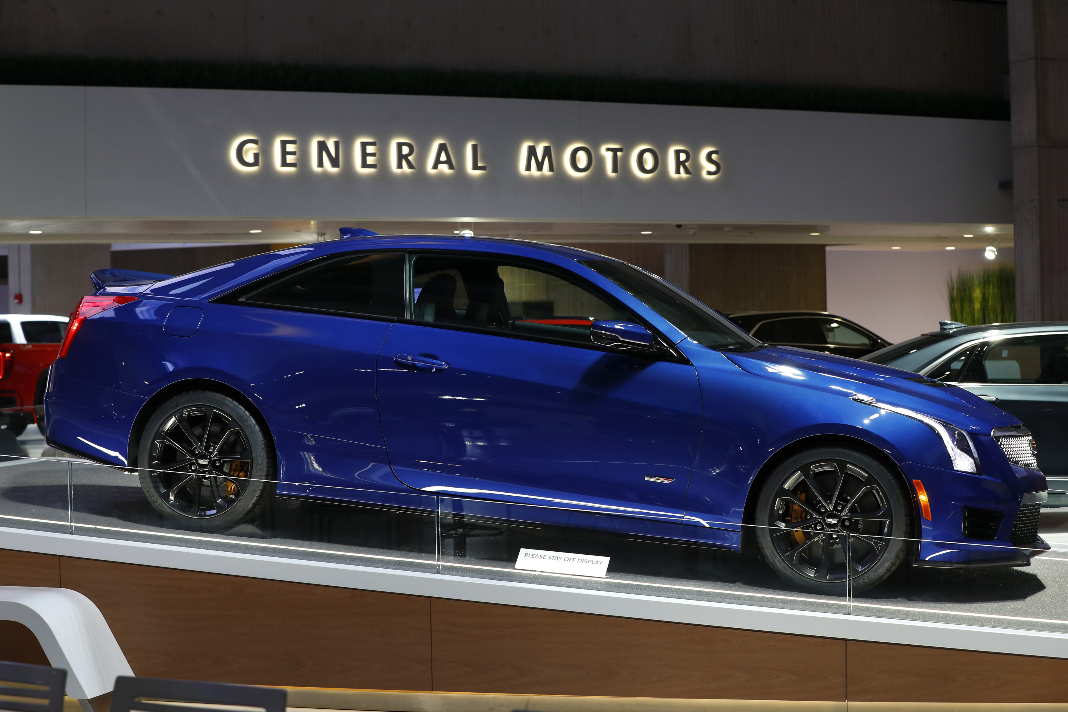 a Cadillac ATS V in Detroit, USA
