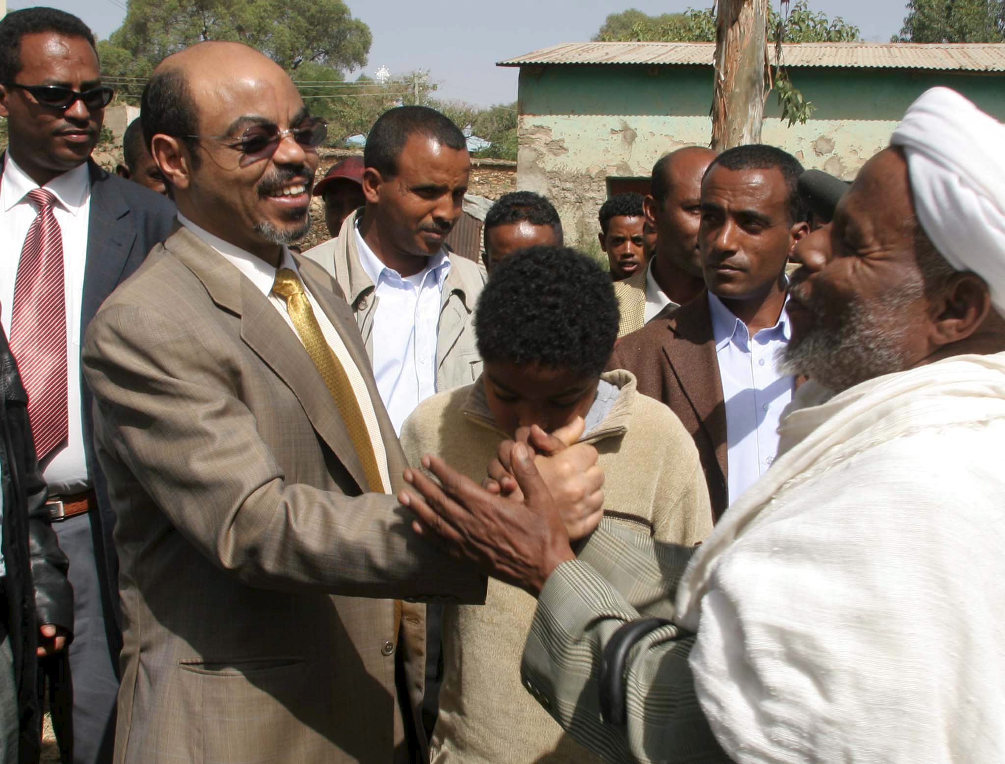 A system of federalism developed under former Prime Minister Meles Zenawi (left) who died in 2012 appears to be breaking down