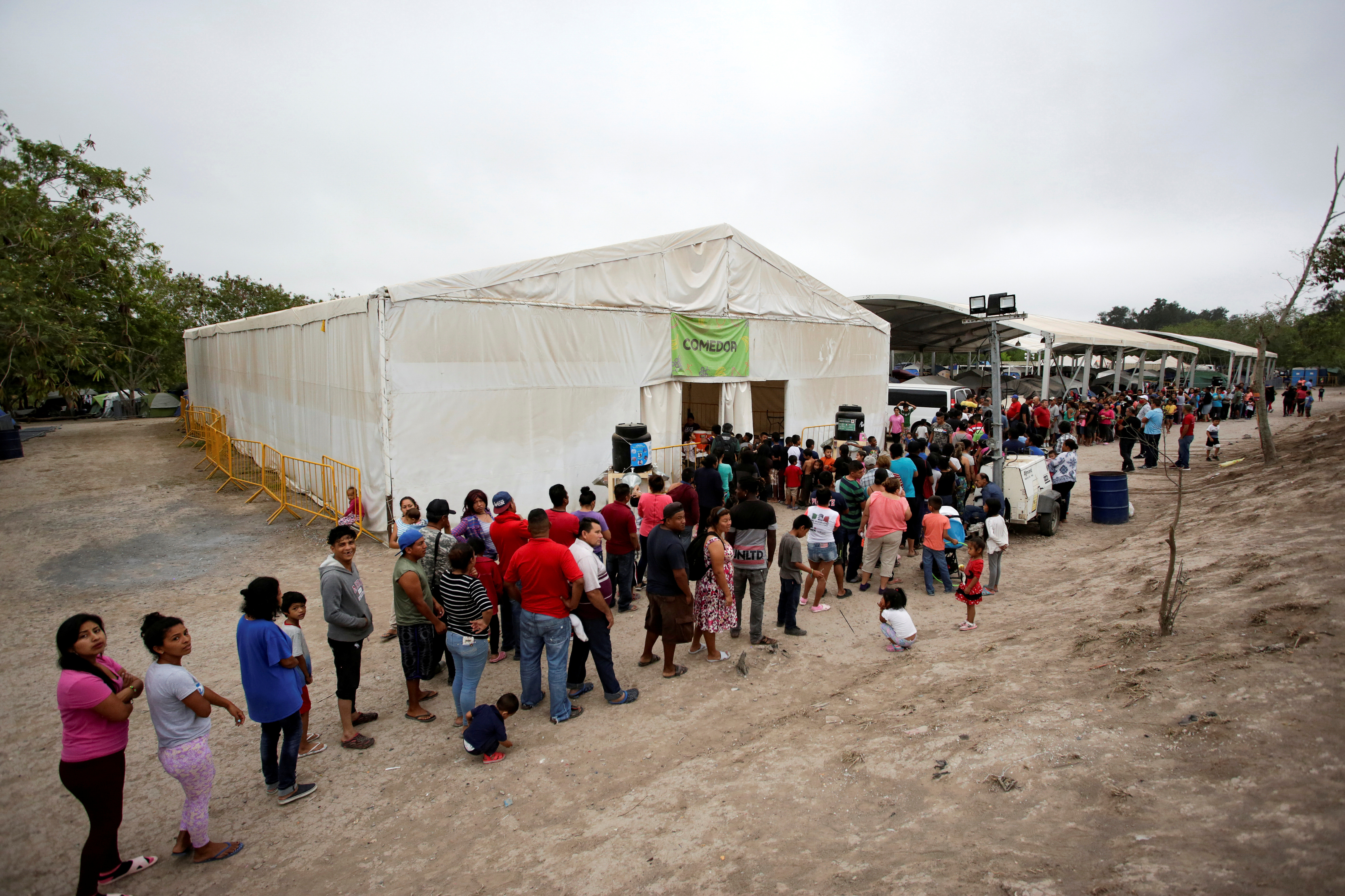 US border officials are also concerned about the effects of a major surge in migration in the middle of the coronavirus pandemic