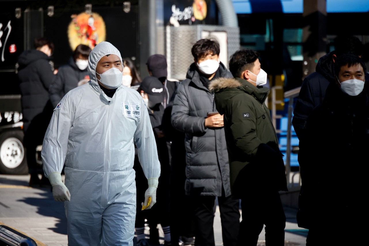 The order on Wednesday banning the gathering of five people or more in the capital, Seoul, has been expanded nationwide on Thursday