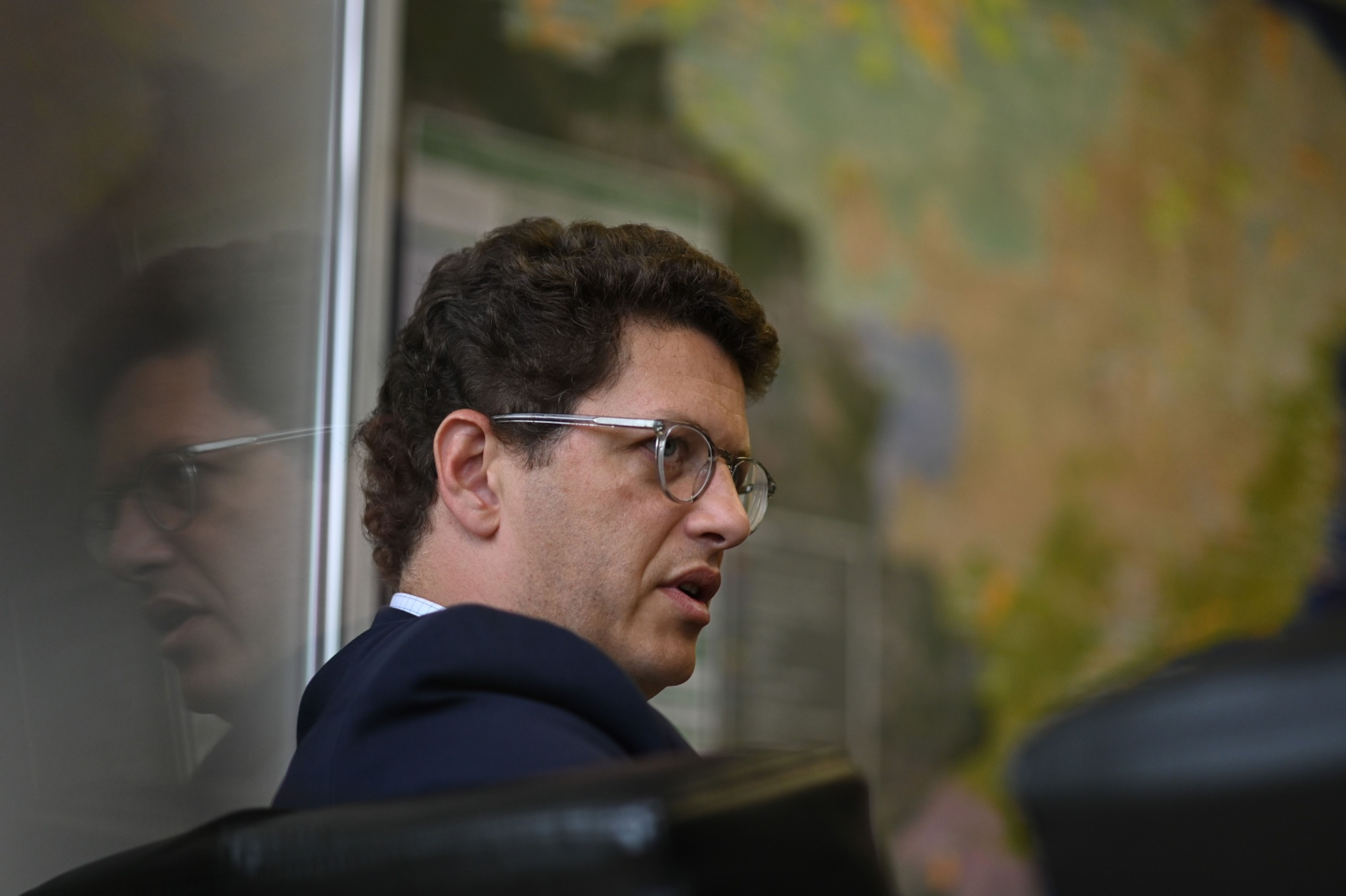 Ricardo Salles is pitching the Amazon rainforest as an international investment opportunity. Photographer: Andre Borges/Bloomberg