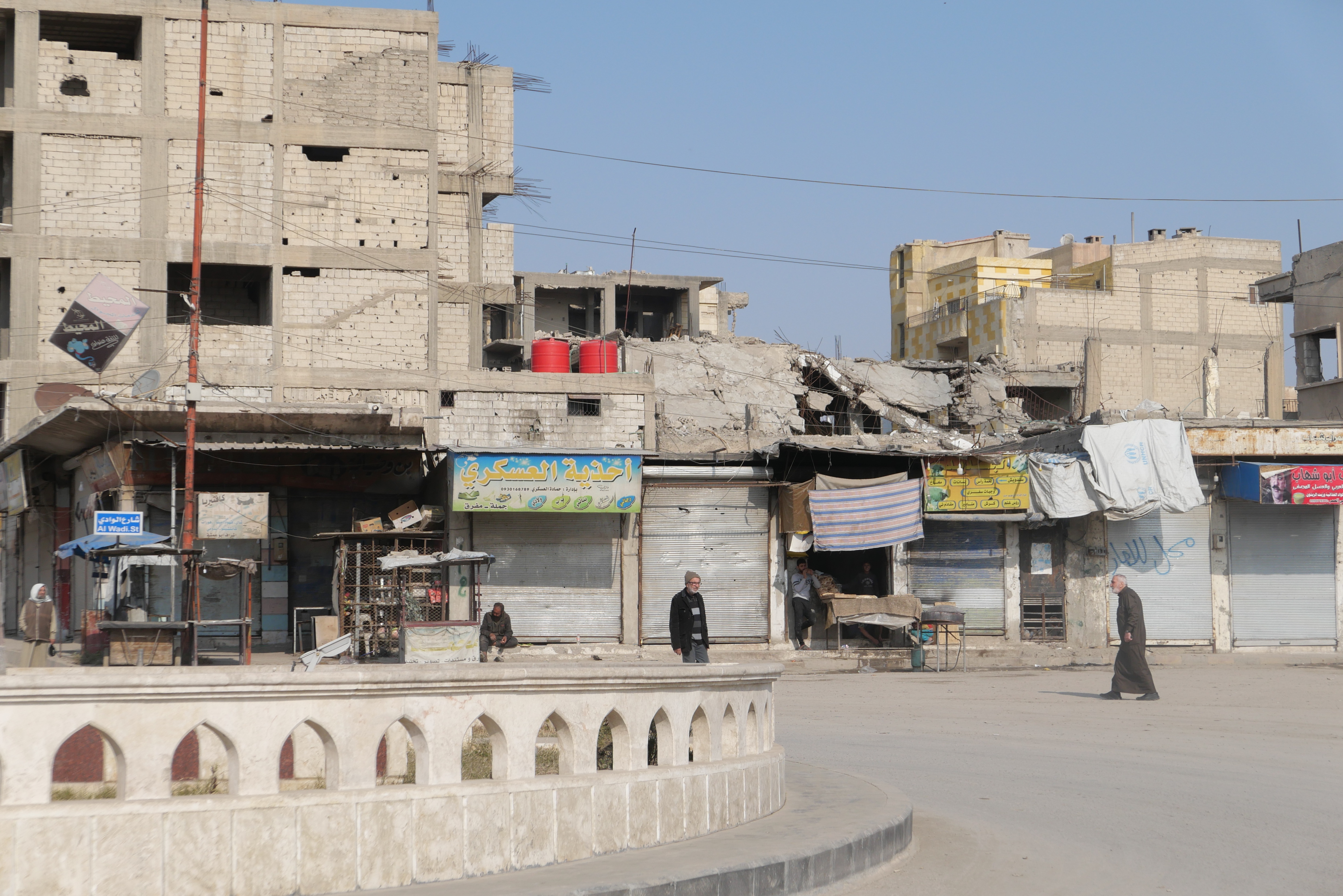 Many buildings remain ruined in the former ISIL stronghold of Raqqa