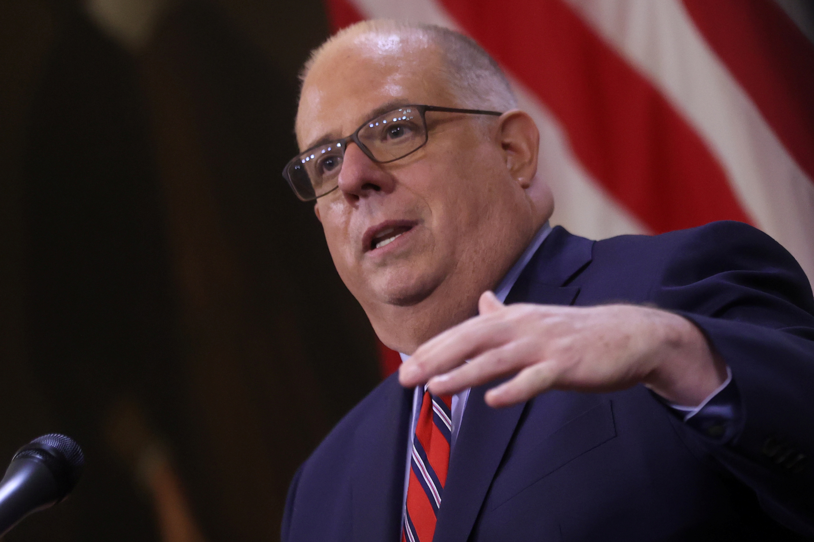 Maryland Governor Larry Hogan as called for President Trump to resign the White House