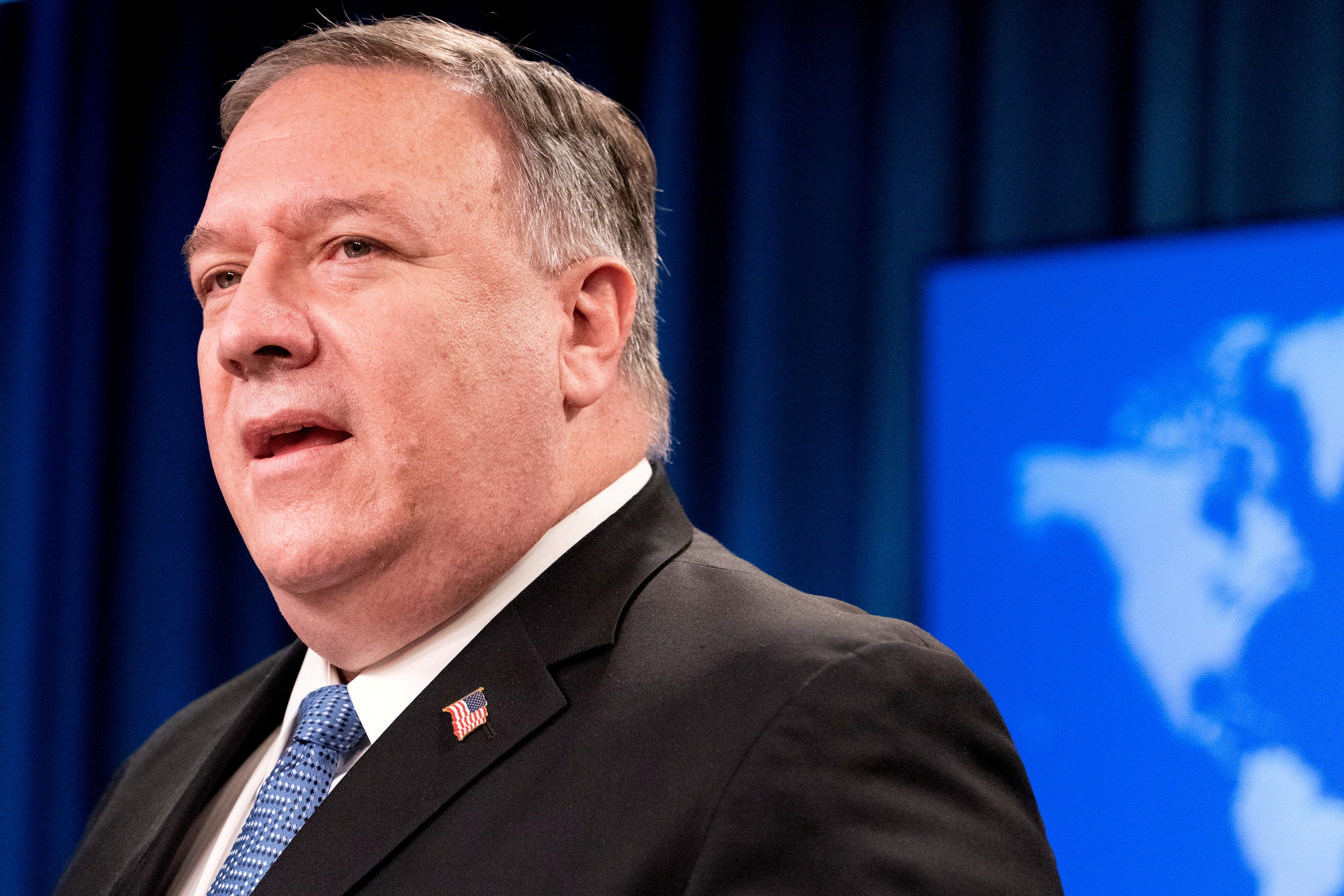 US Secretary of State Mike Pompeo has cancelled his Europe trip at the last minute