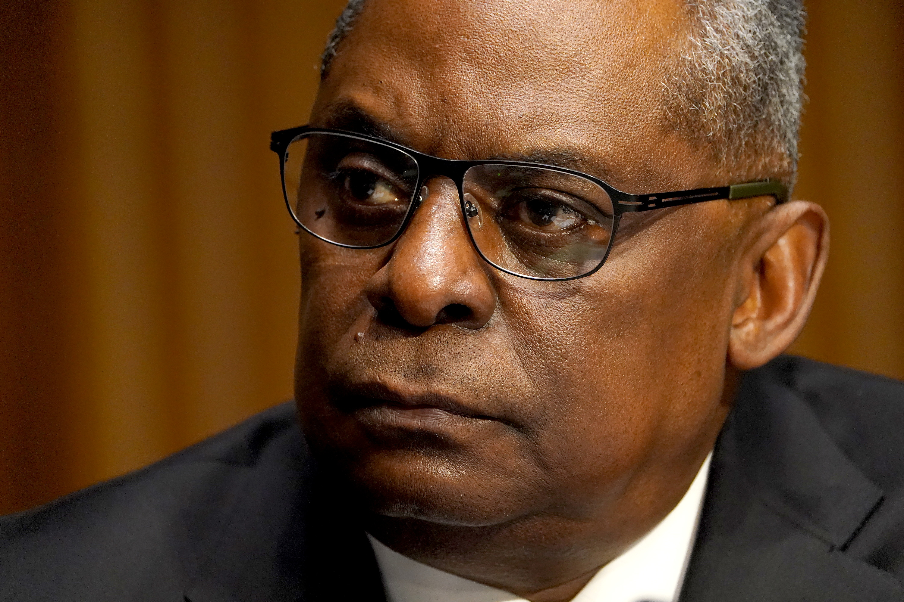 Nominee for secretary of defense, Retired Army General Lloyd Austin, answering questions during his confirmation before the Senate Armed Services Committee on January 19, 2021