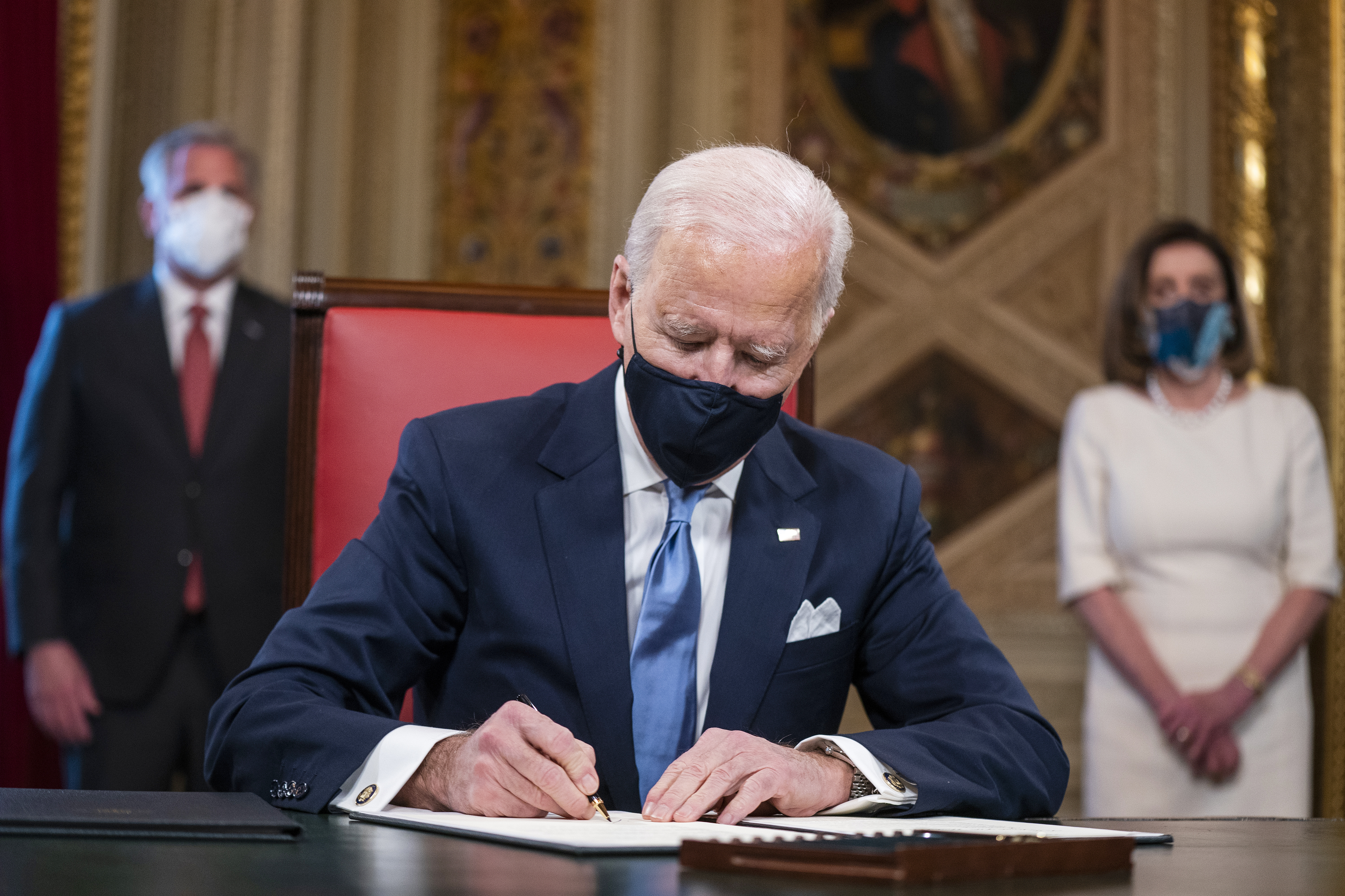 US President Joe Biden’s Democrats have a narrow majority in the Senate, giving him the opportunity to push through ambitious economic reforms