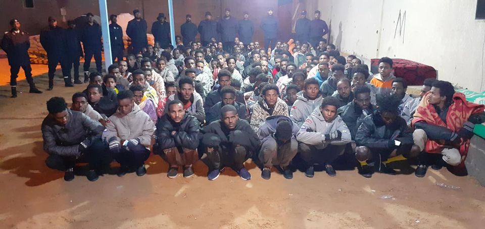 156 migrants were rescued by Libyan authorities from human traffickers in the southeastern city of Kufra