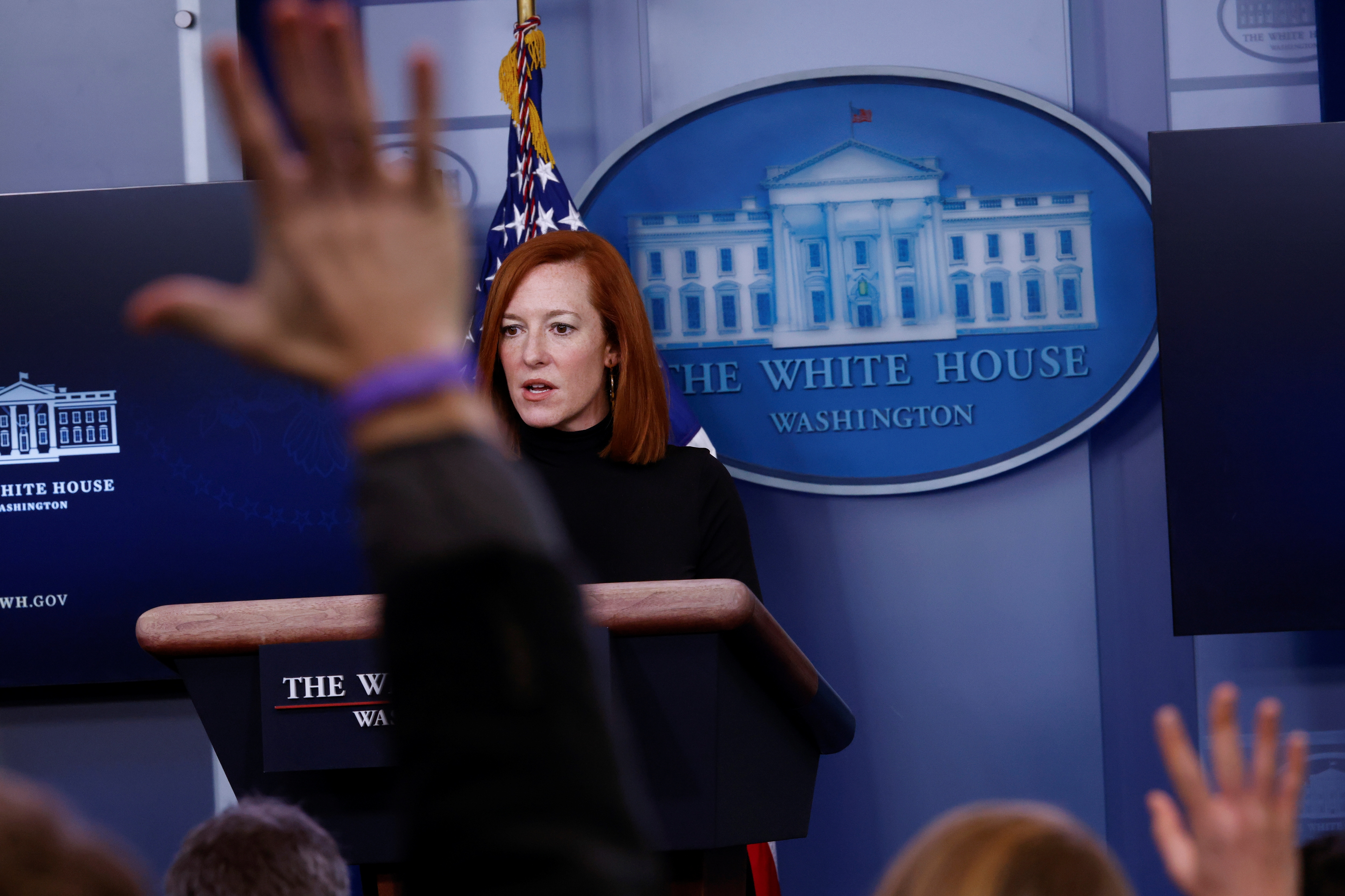 White House press secretary Jen Psaki said Biden is ‘committed to looking for ways to ensure more refugees are welcomed into the United States’