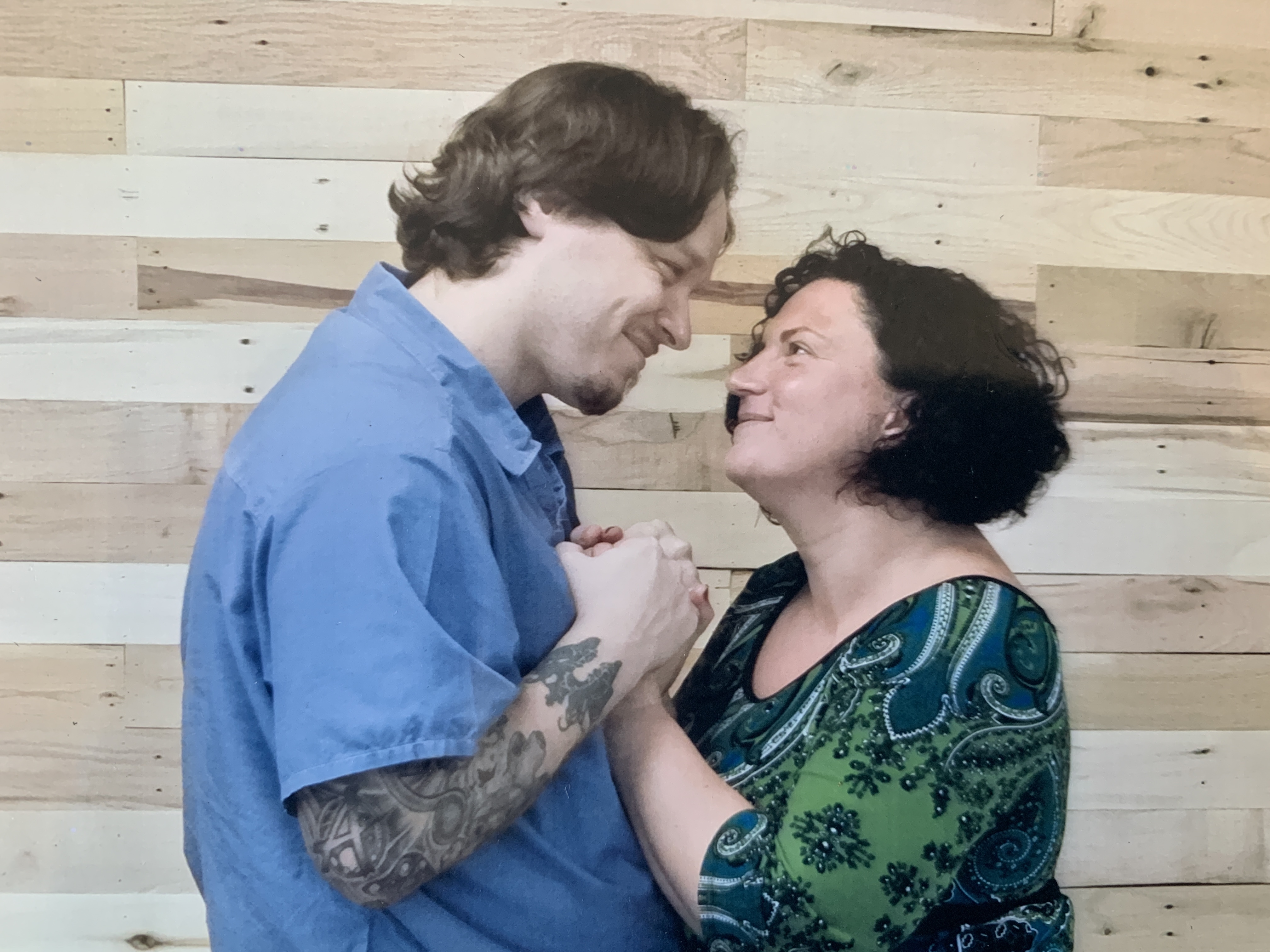 Azzurra Crispino, the executive director of the advocacy group Prison Abolition and Prison Support, with her husband James Dzelajlija [Photo courtesy of Azzurra Crispino]