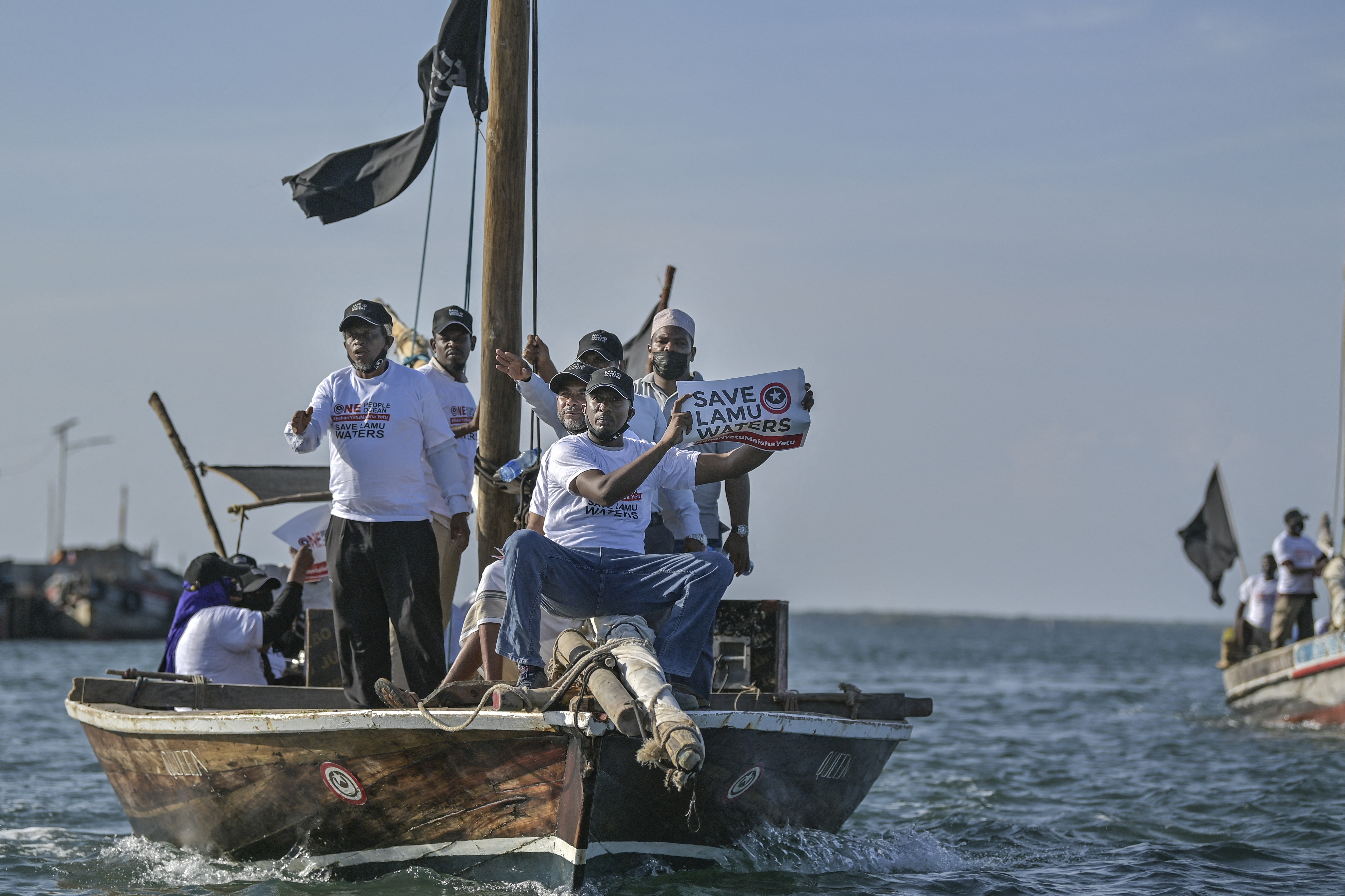 Kenyan fishermen on Lamu archipelago protested against the feared loss of their livelihoods as the ICJ pored over the sea border dispute