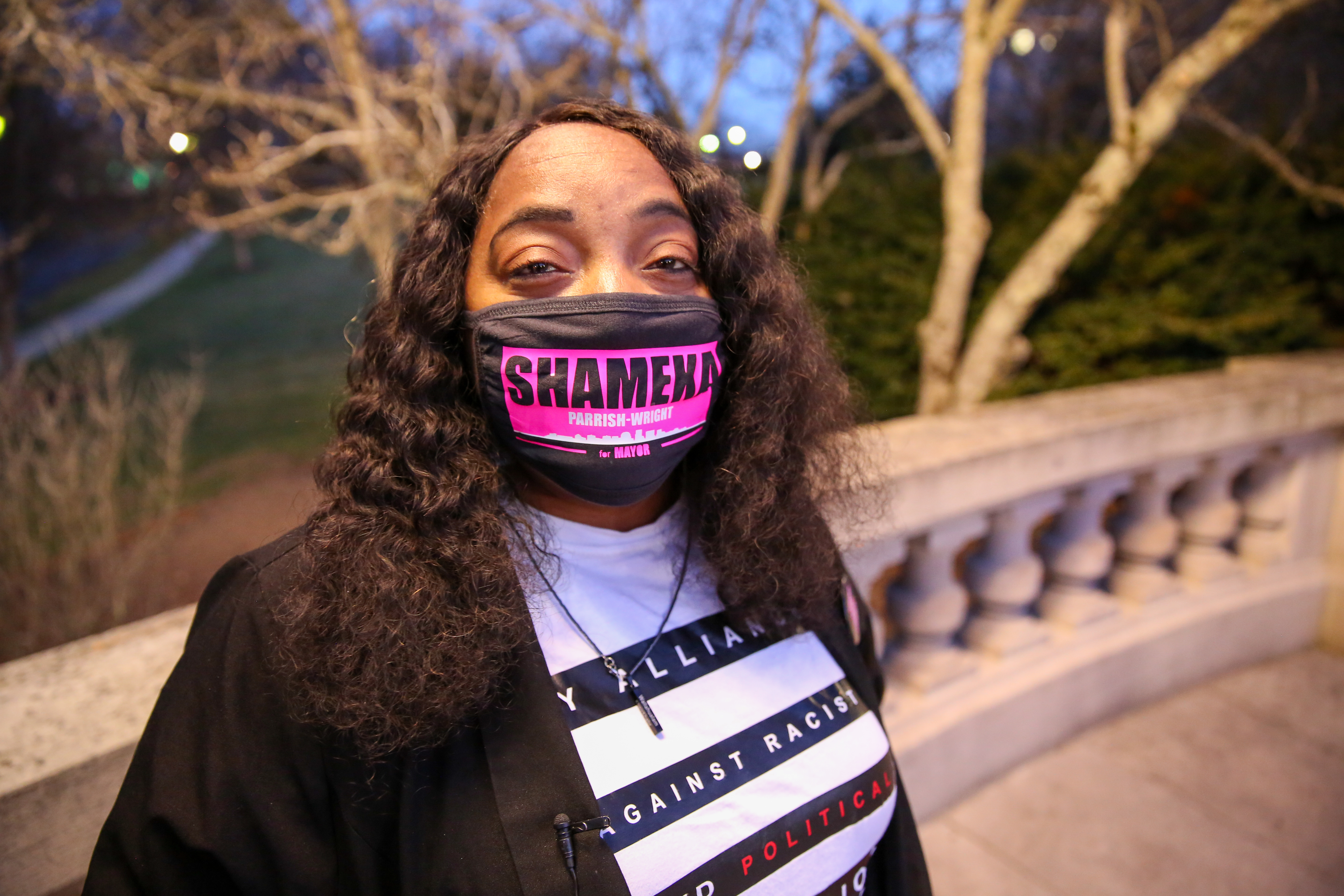 Community leader Shameka Parrish-Wright has been at the forefront of protests in Louisville