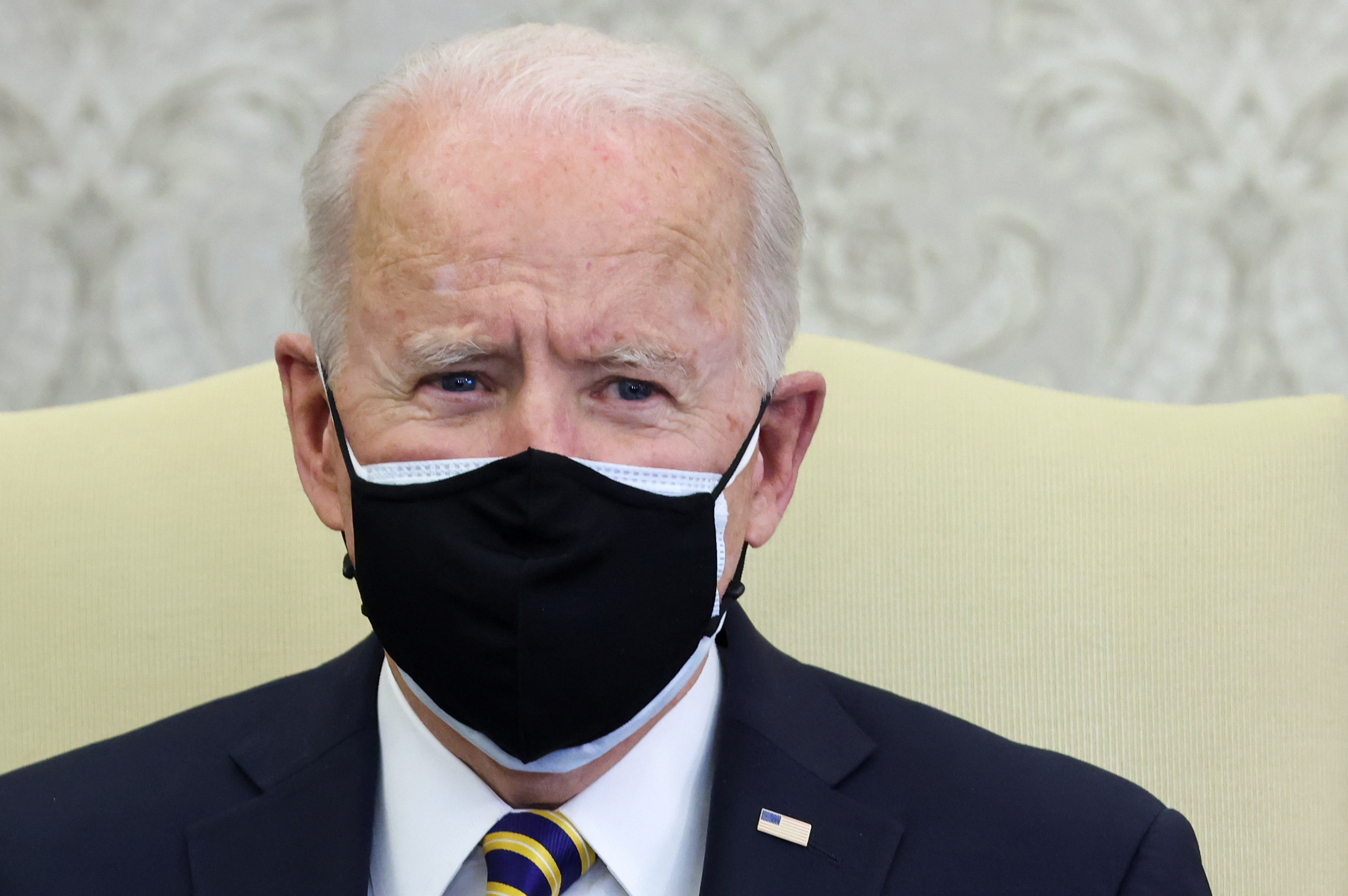 Speaking shortly after the Senate passed the American Rescue Plan, US President Joe Biden said he expects Americans to start receiving cheques this month [File: Jonathan Ernst/Reuters
