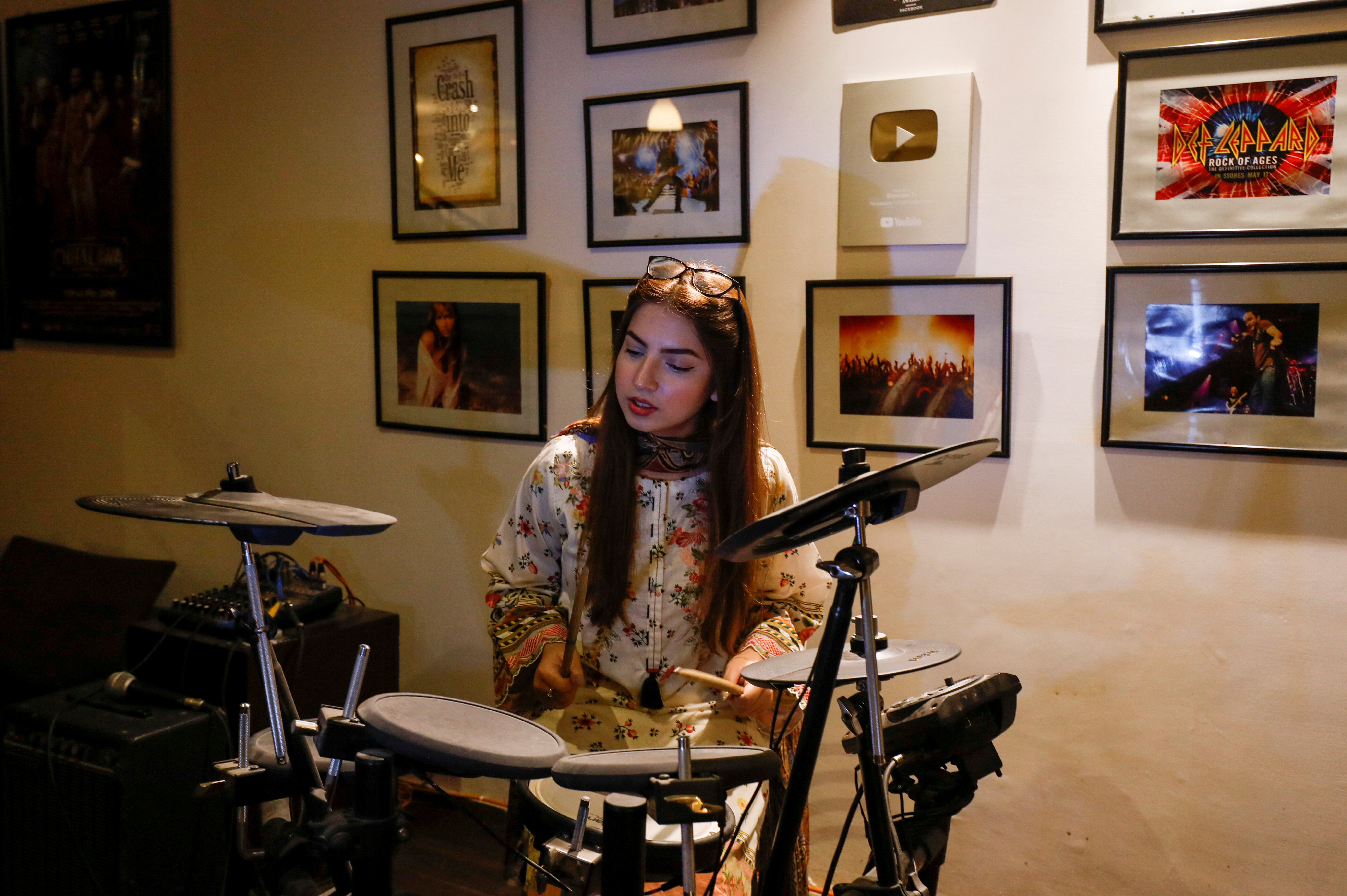 Mobeen during an interview with Reuters news agency in Karachi