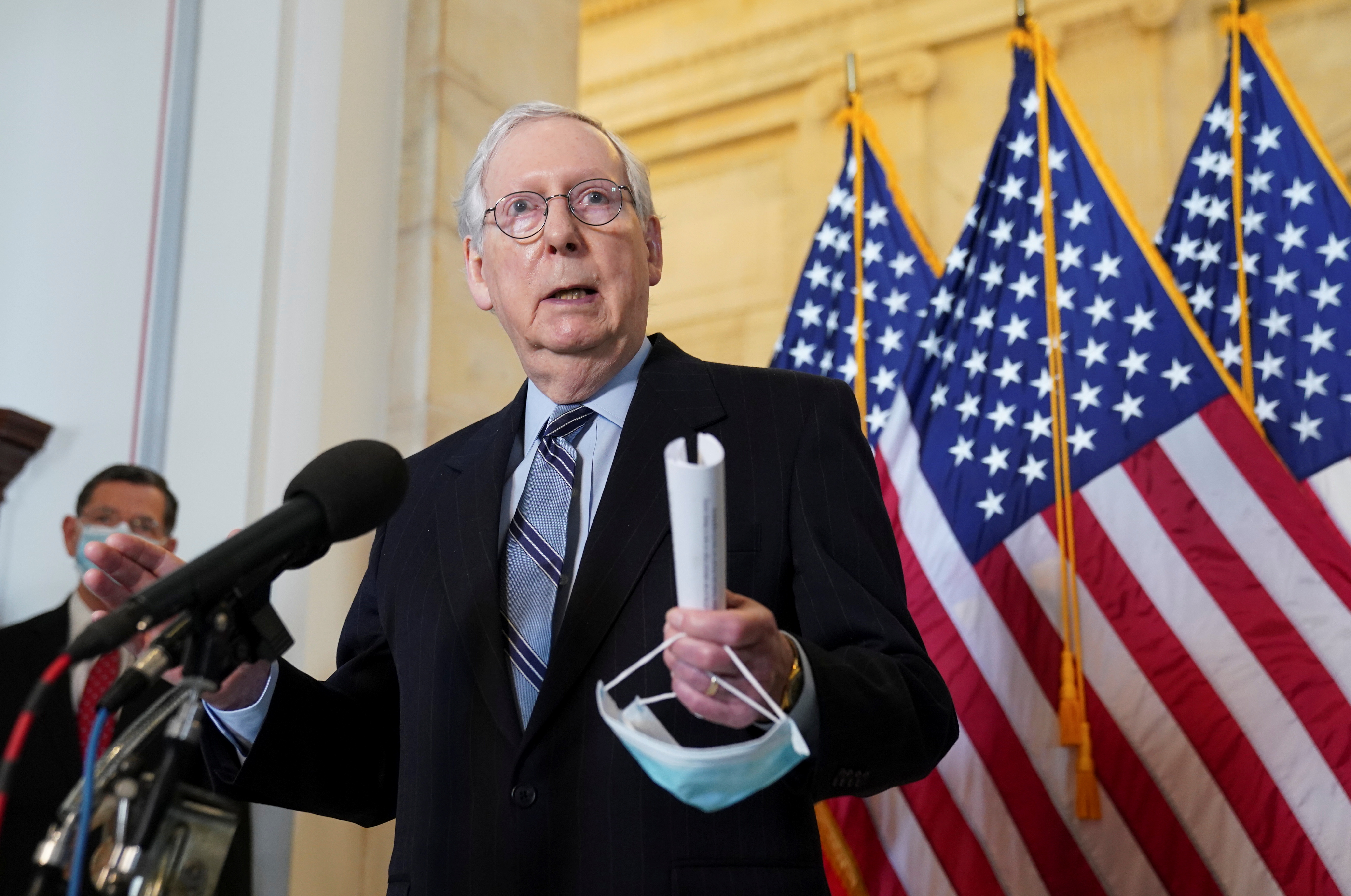 Senate Minority Leader Mitch McConnell and fellow Republicans still hold half of the seats in the US Senate where rules of procedure empower the minority, although that could change soon