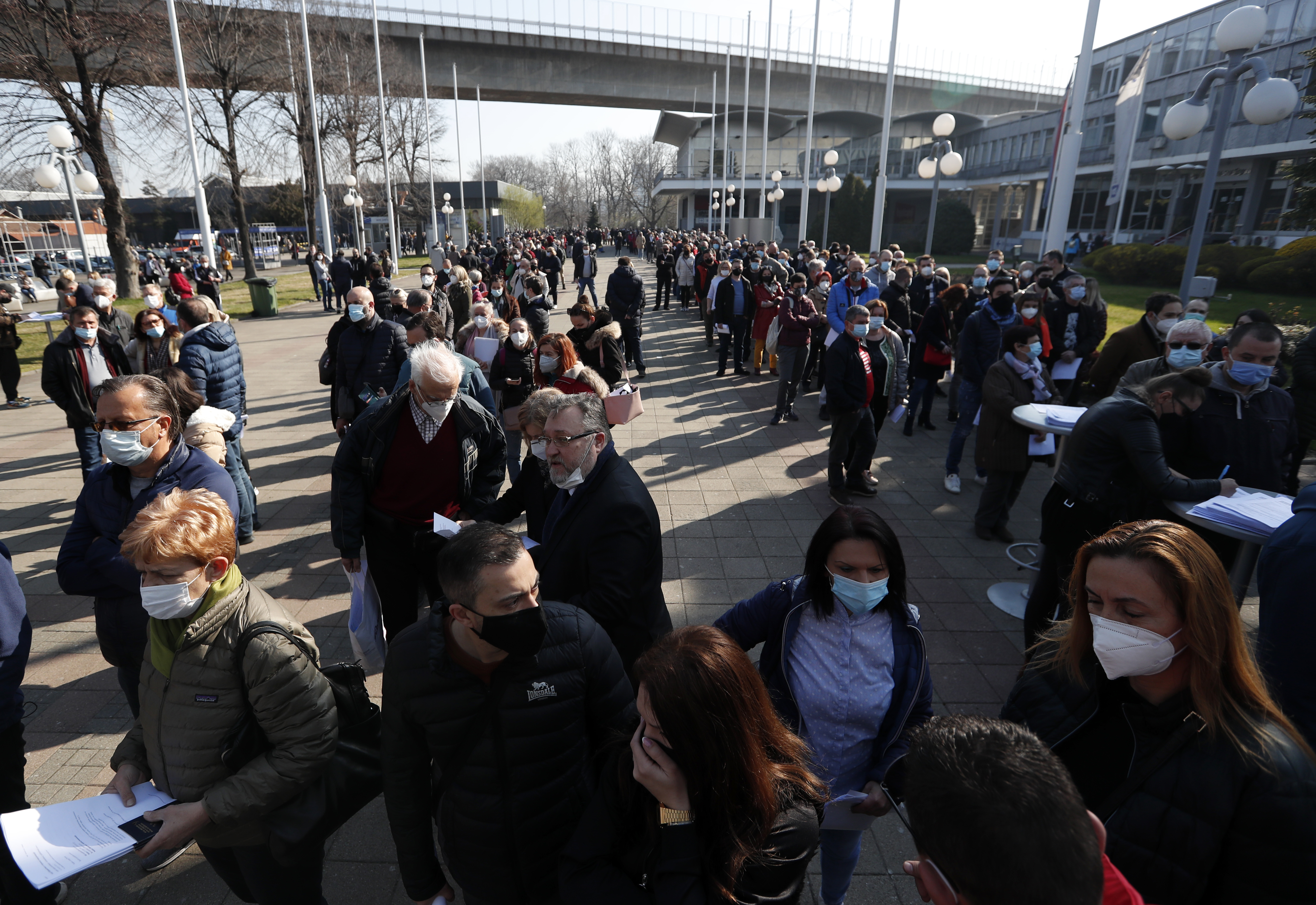 Thousands of citizens from neighbouring Bosnia and Herzegovina, North Macedonia, Montenegro and Croatia have travelled to Serbia to get the COVID-19 vaccine shot