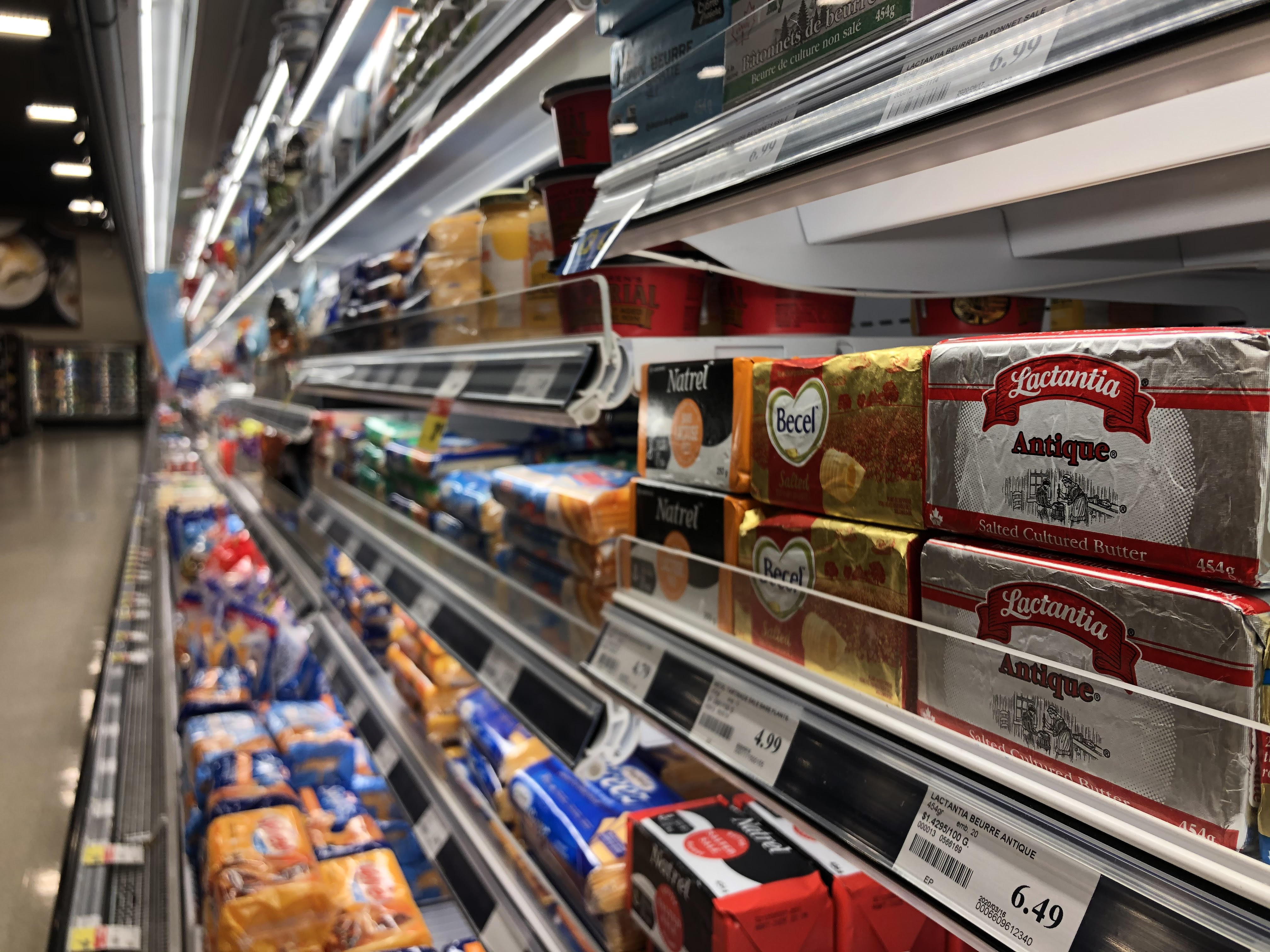 People have shared stories online about Canadian butter being harder than usual and not softening at room temperature as easily as it once did