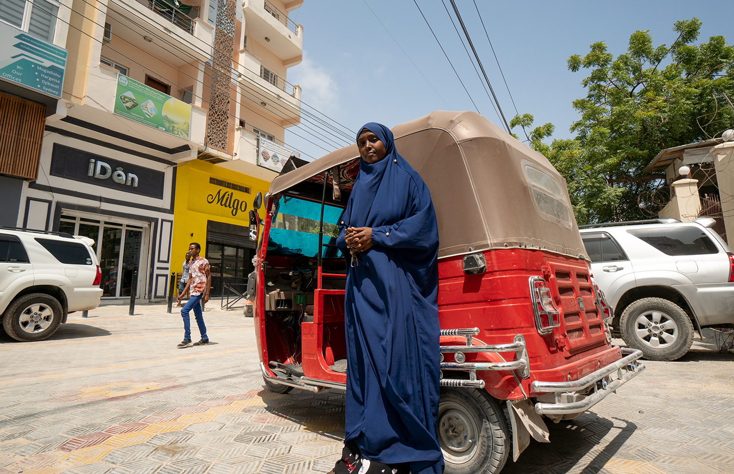 Saynab says she prefers to work in Mogadishu’s centre